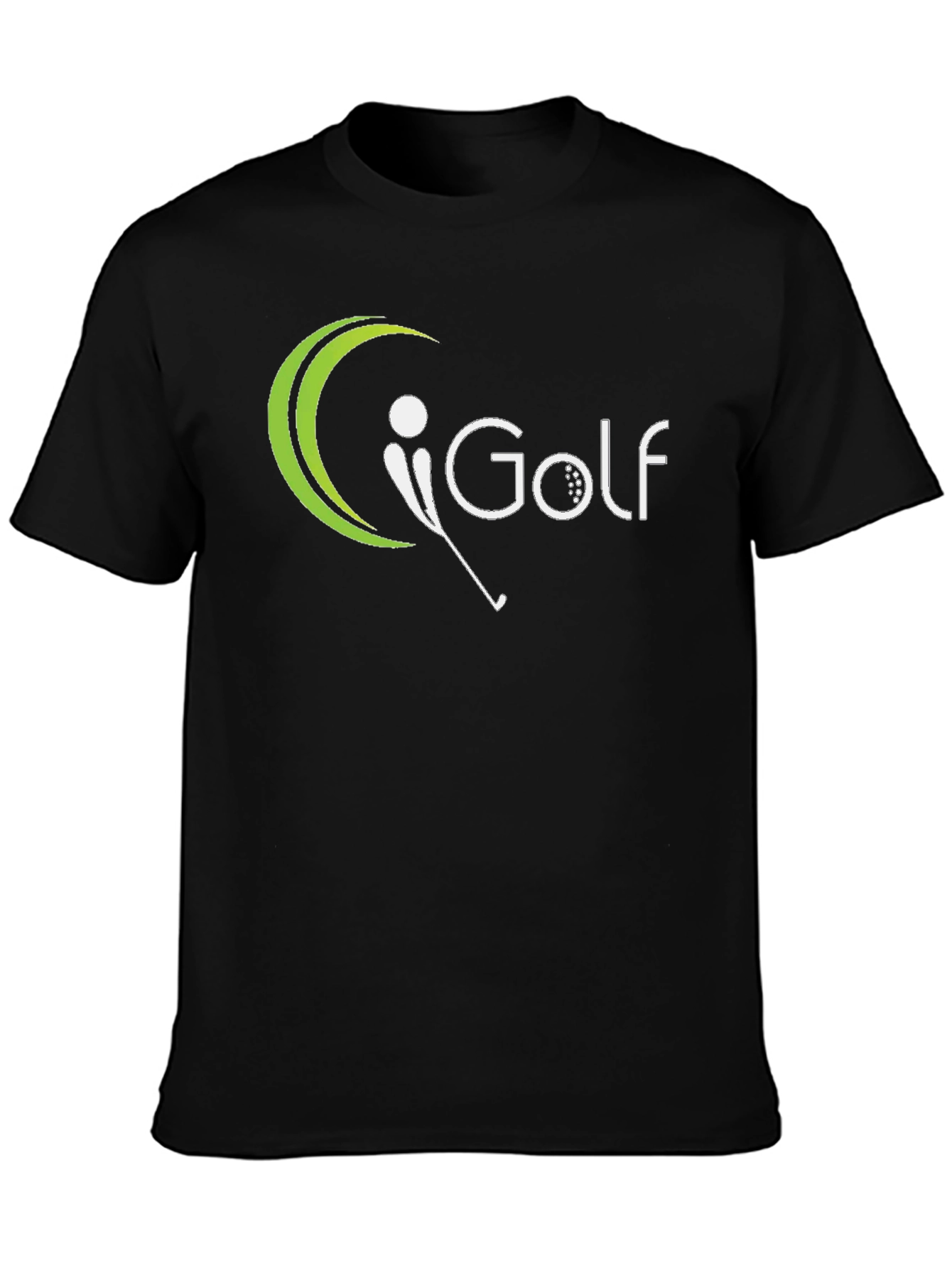 Mens Black iGolf Graphic Tee