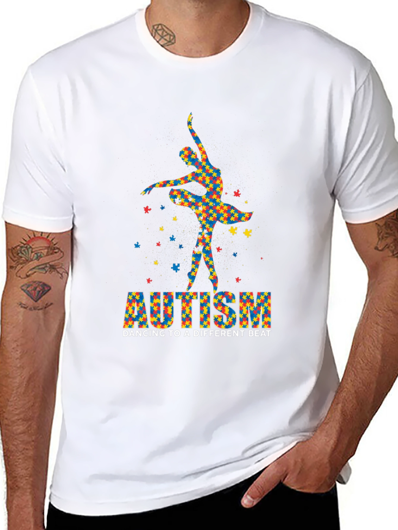 Autism Awareness Dancer T-Shirt: Dancing to a Different Beat