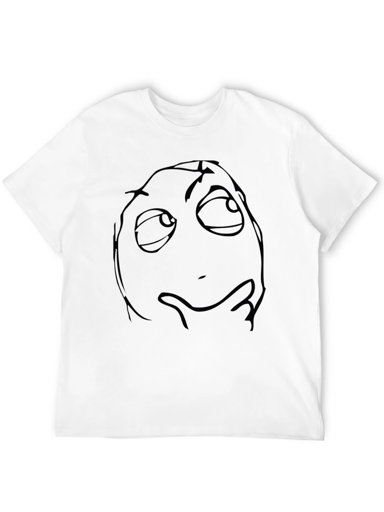 Black T-Shirt with Internet Meme Design