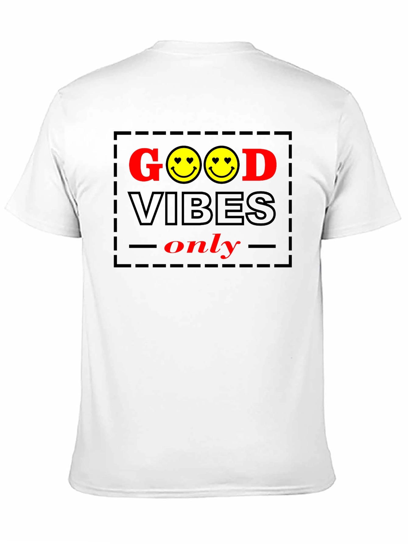 Good Vibes Only Graphic Tee - Black Cotton T-Shirt
