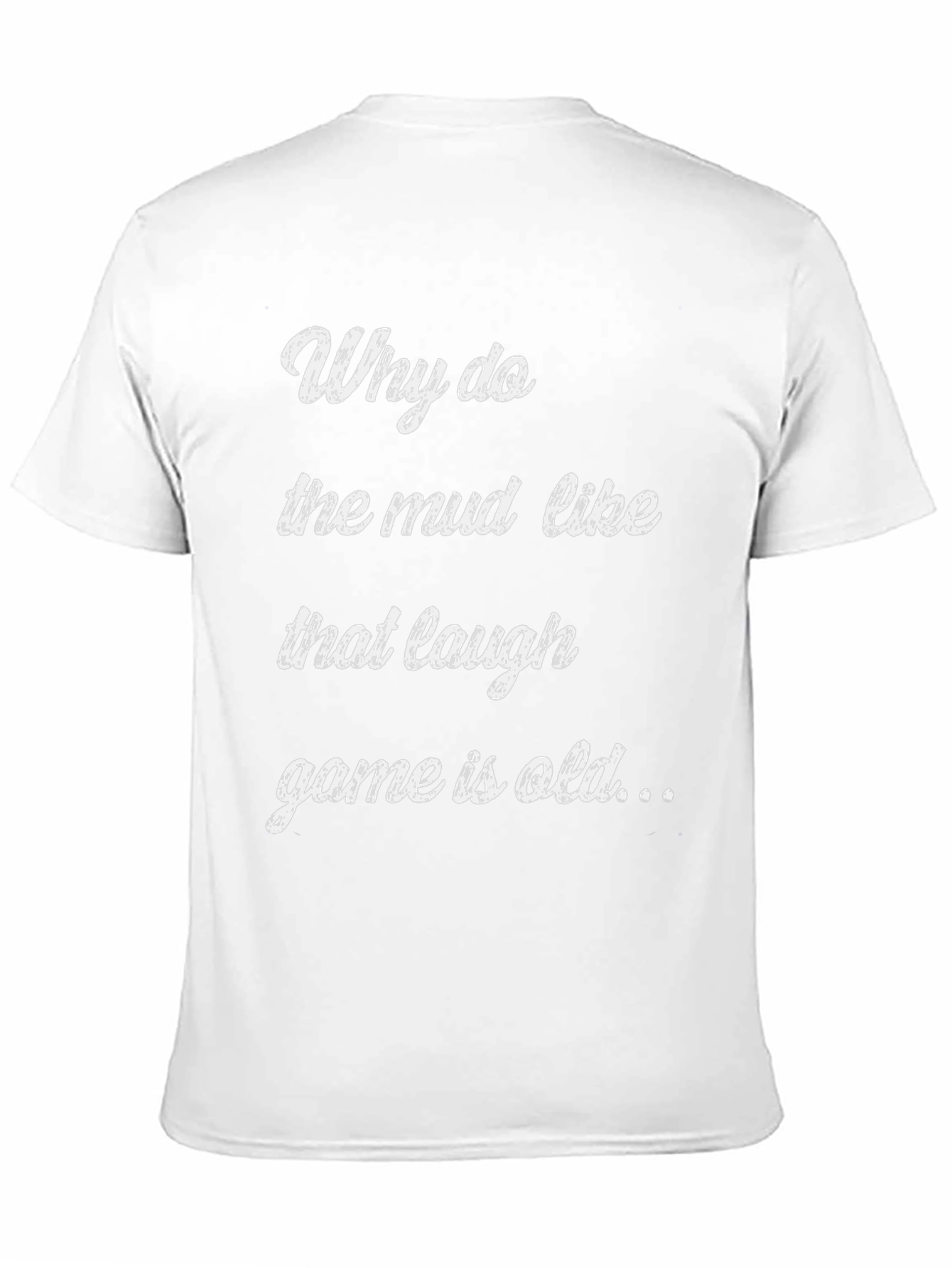 Humorous Slogan Black Cotton T-Shirt