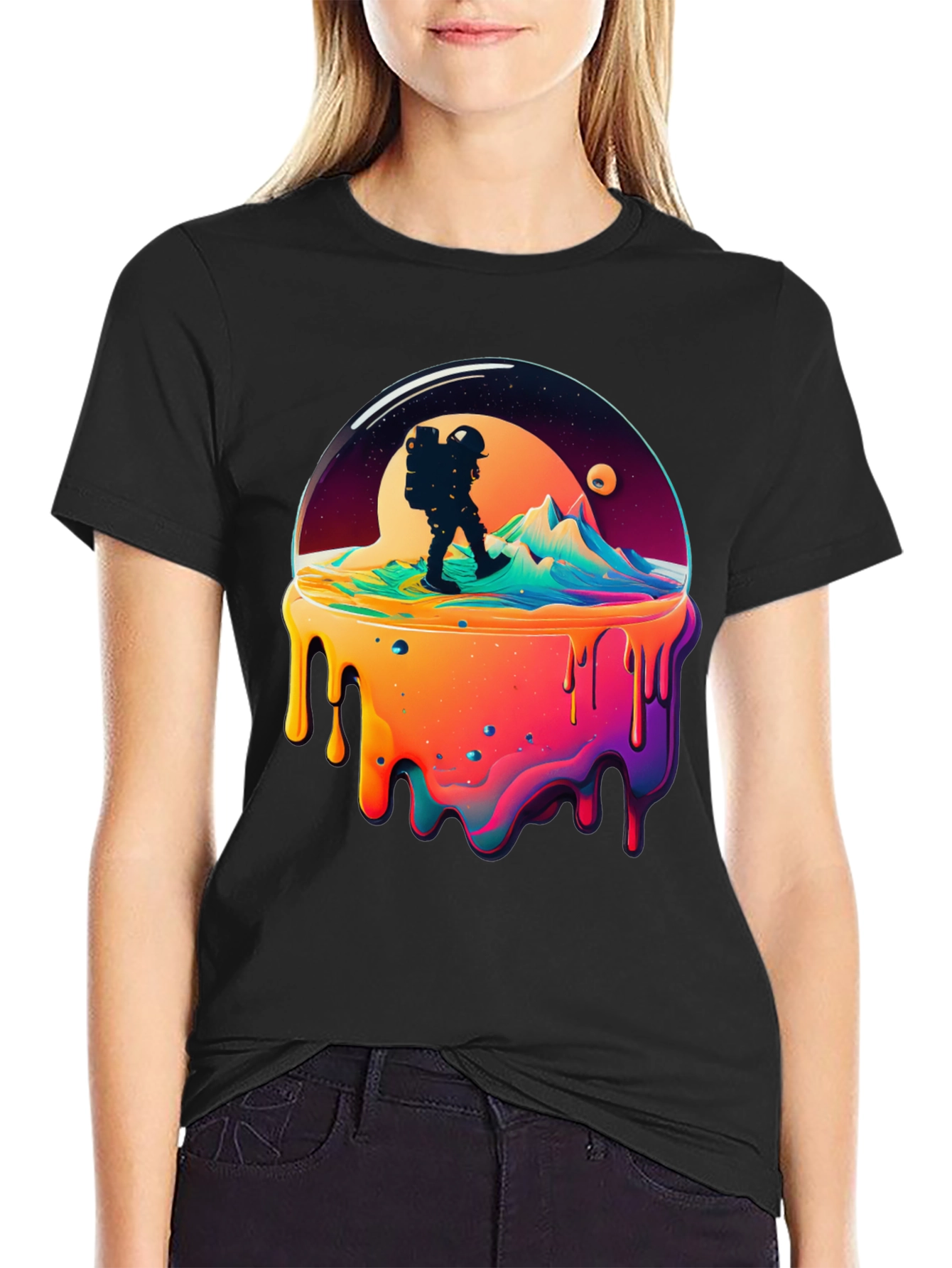 Astronaut Planet T-Shirt