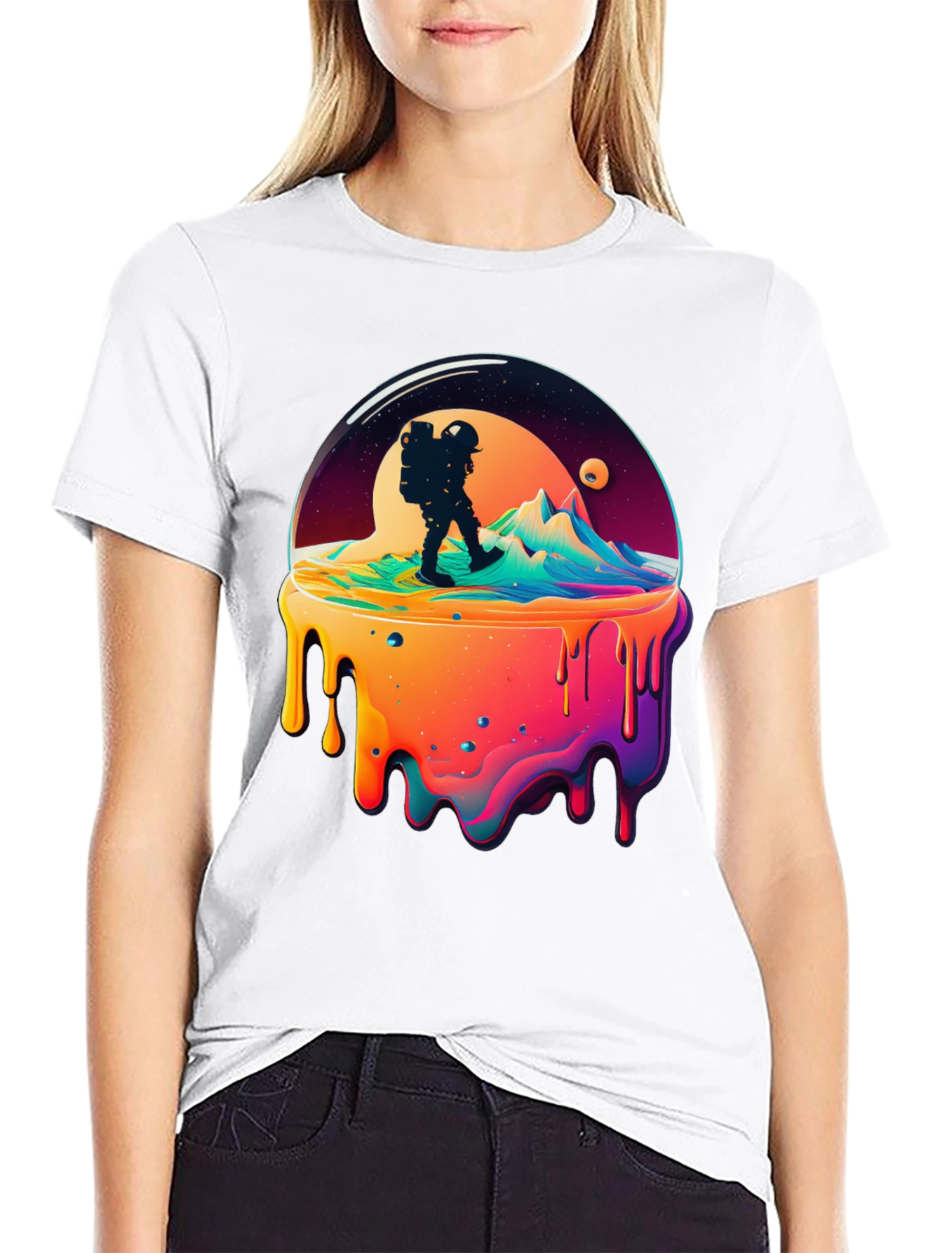 Astronaut Planet T-Shirt
