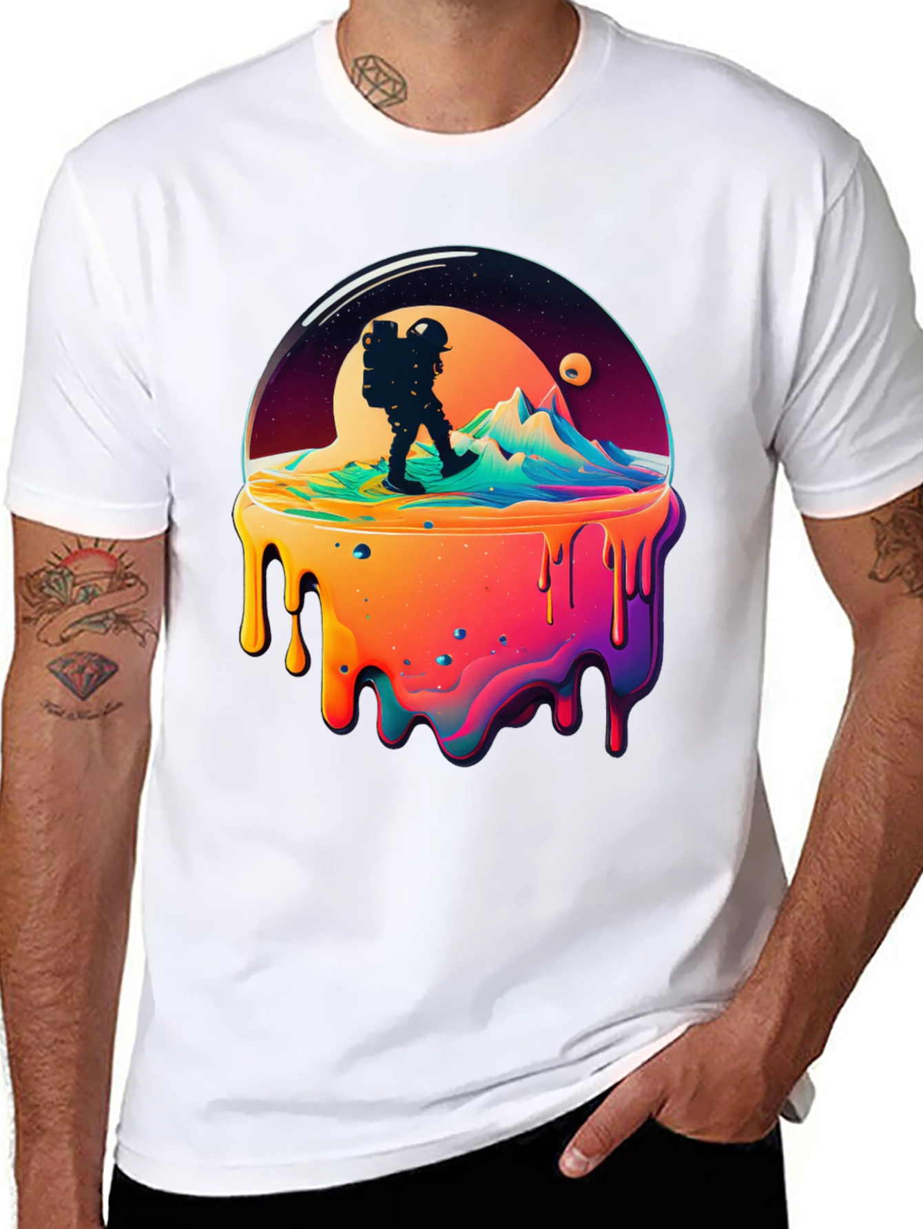 Astronaut Planet T-Shirt