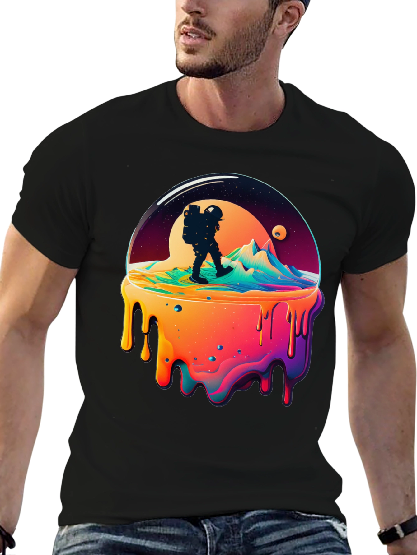 Astronaut Planet T-Shirt