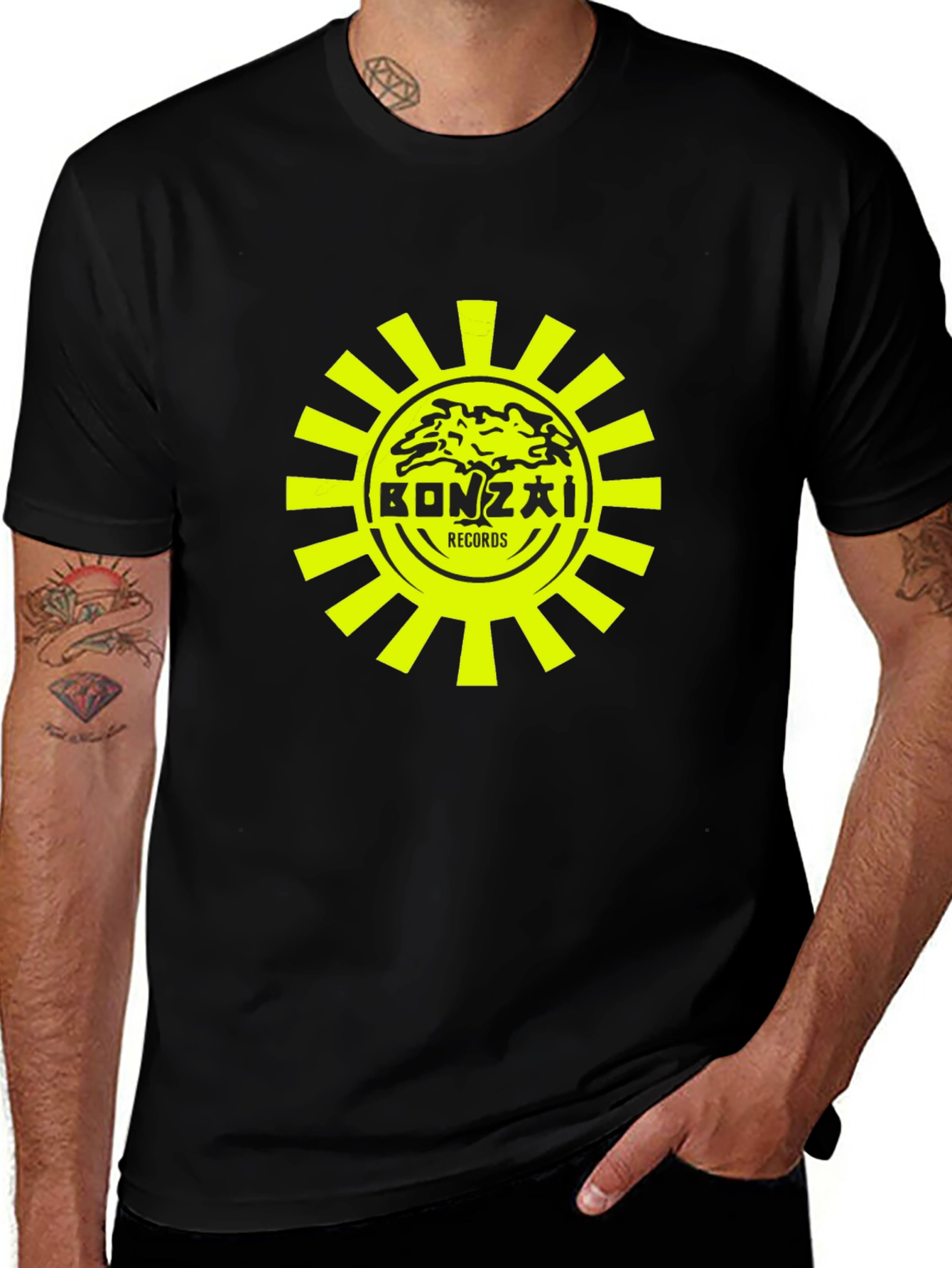 Bonzai Records Black T-Shirt