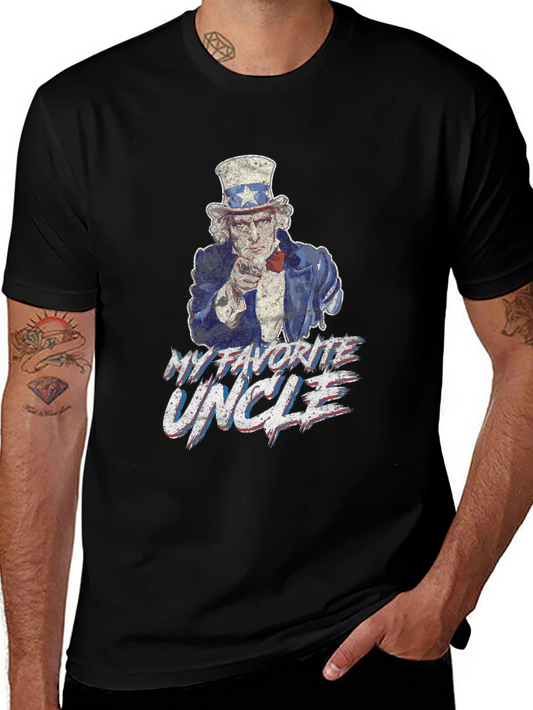 My Favorite Uncle Patriotic Graphic Tee