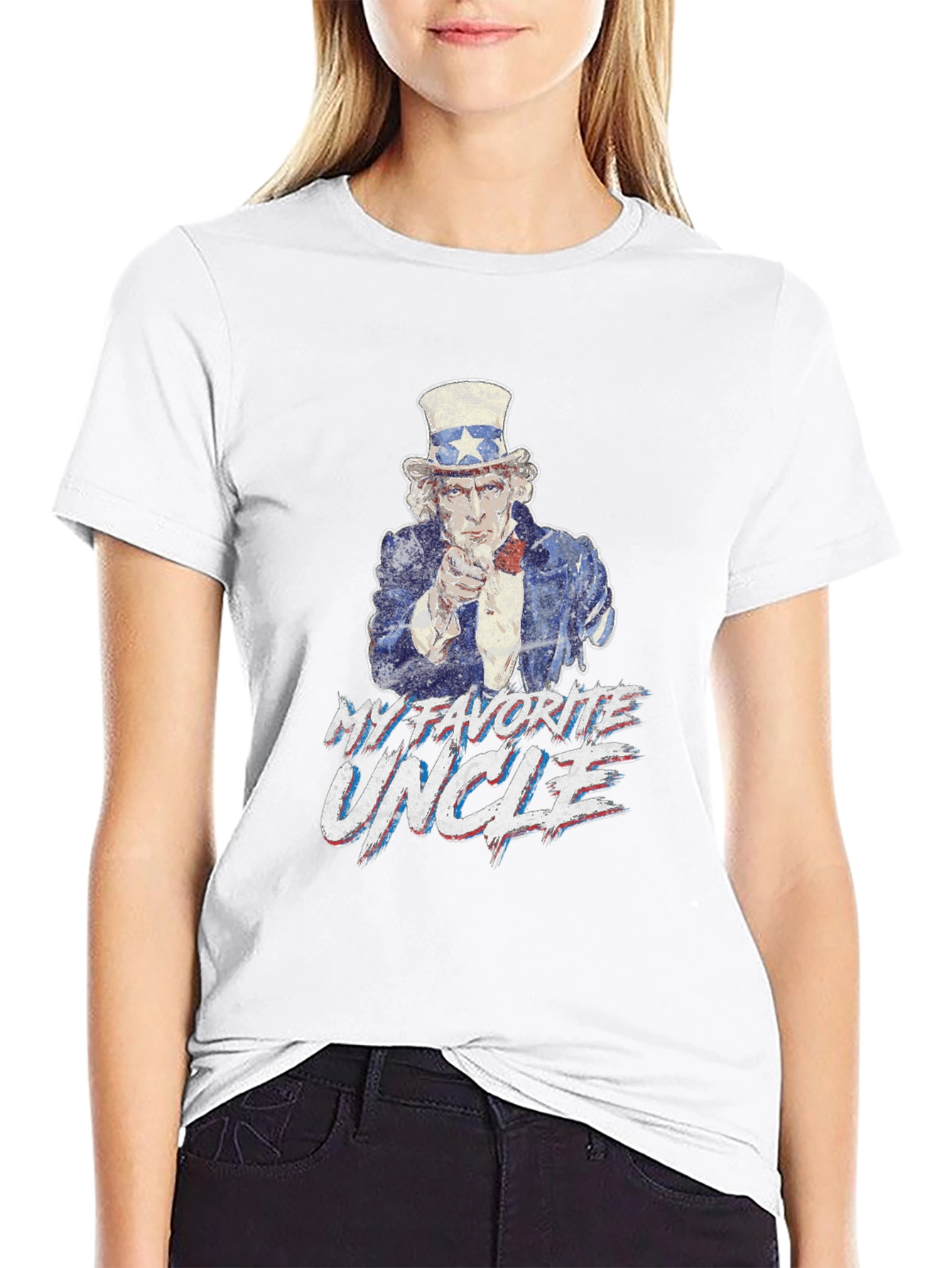 My Favorite Uncle Patriotic Graphic Tee
