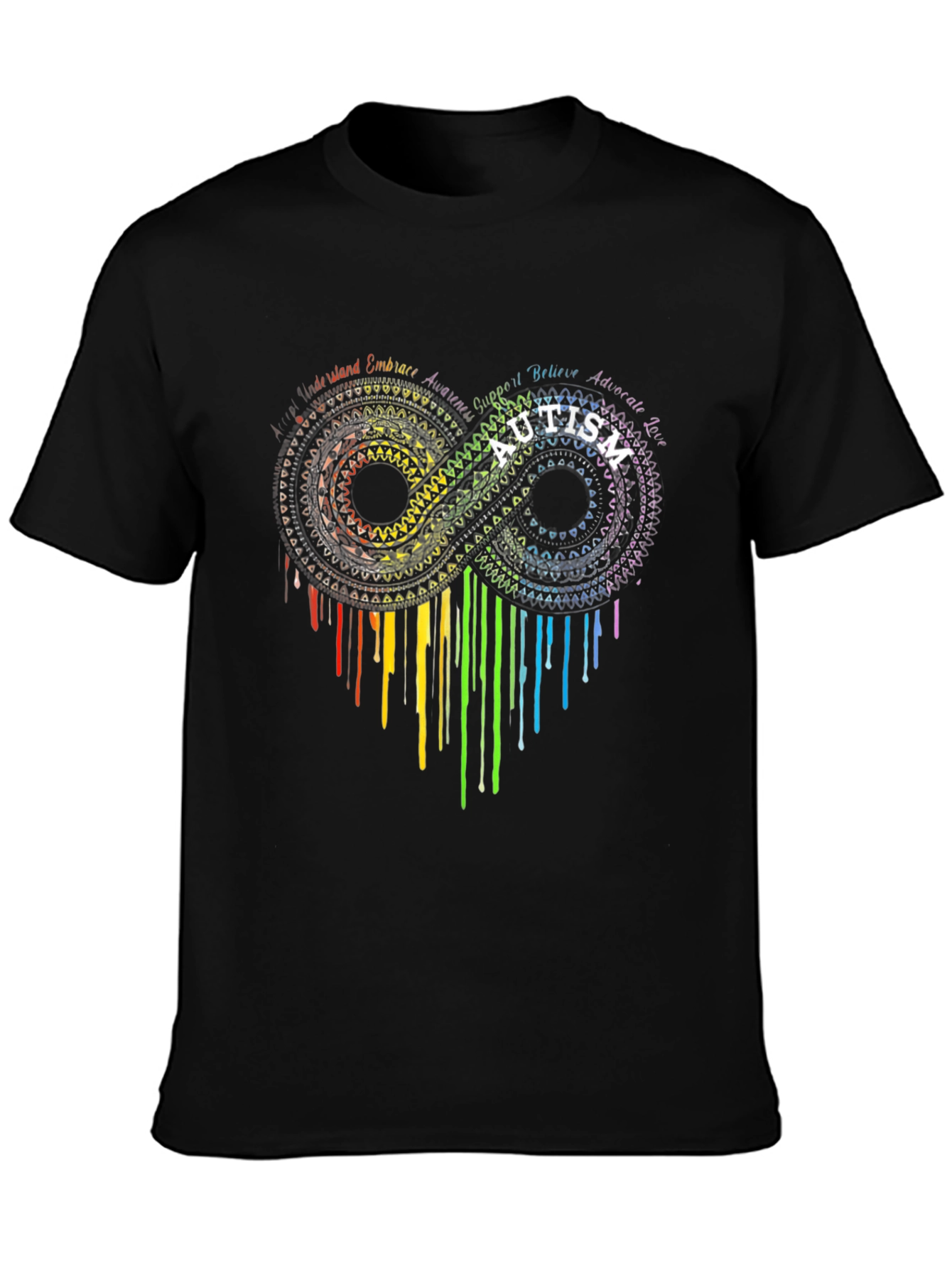 Autism Awareness Infinity Heart Graphic Tee