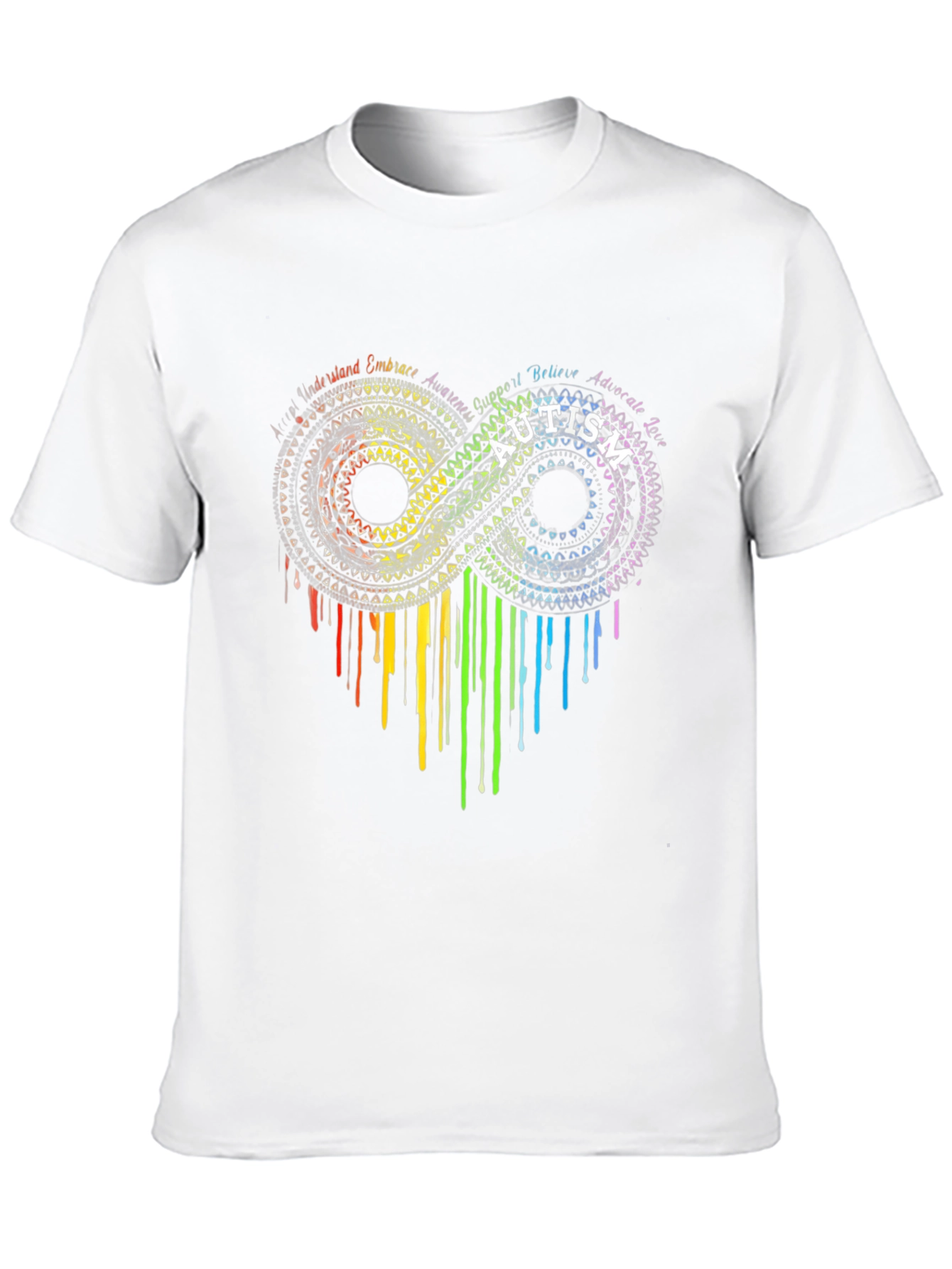 Autism Awareness Infinity Heart Graphic Tee