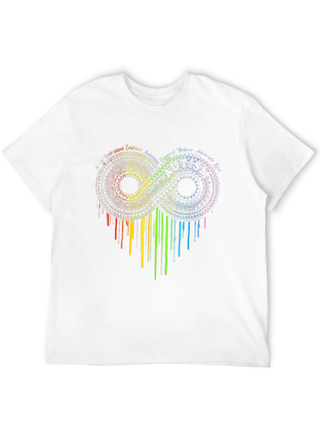 Autism Awareness Infinity Heart Graphic Tee