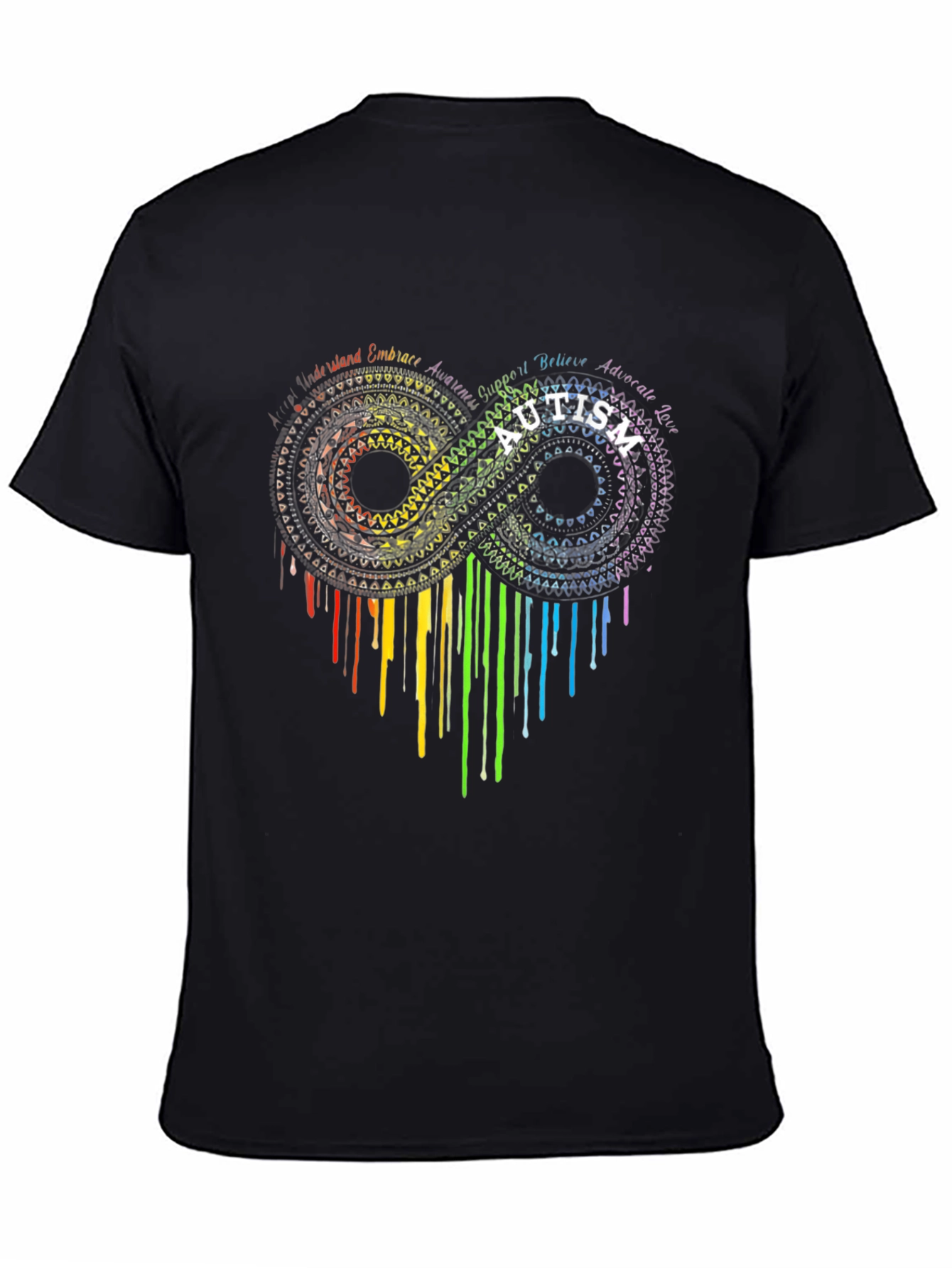 Autism Awareness Infinity Heart Graphic Tee