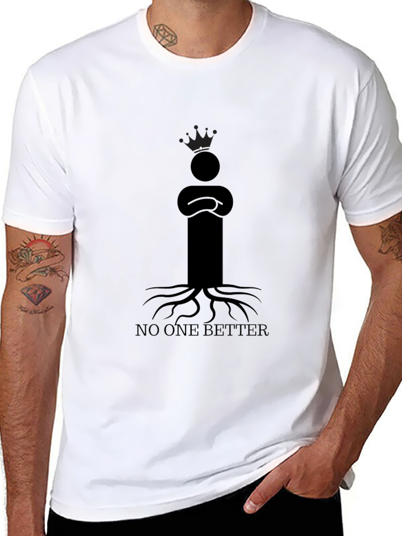 King Rooted T-Shirt - No One Better