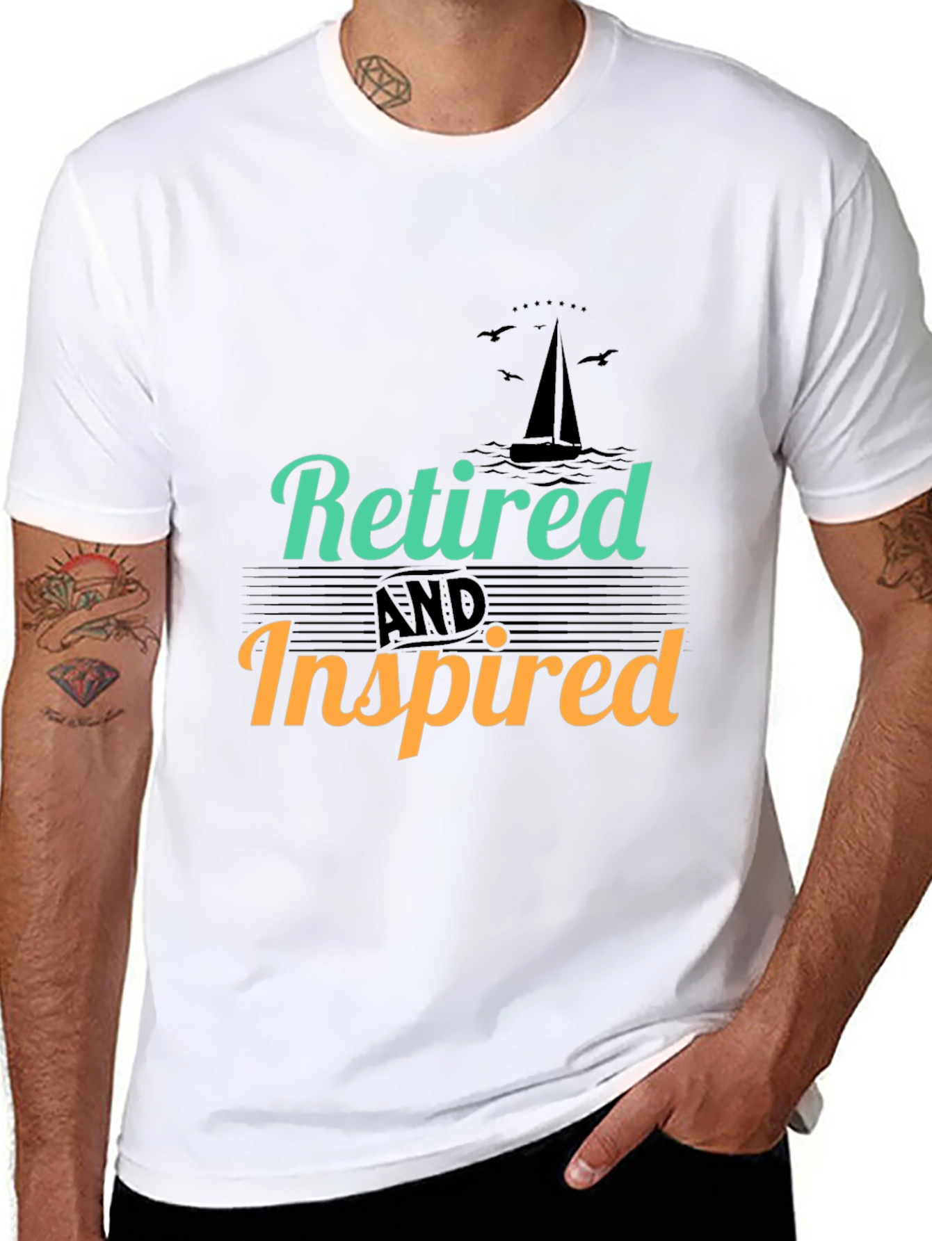 Retired and Inspired Graphic Tee