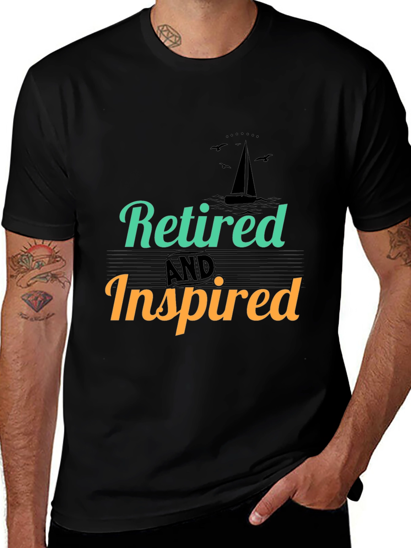 Retired and Inspired Graphic Tee