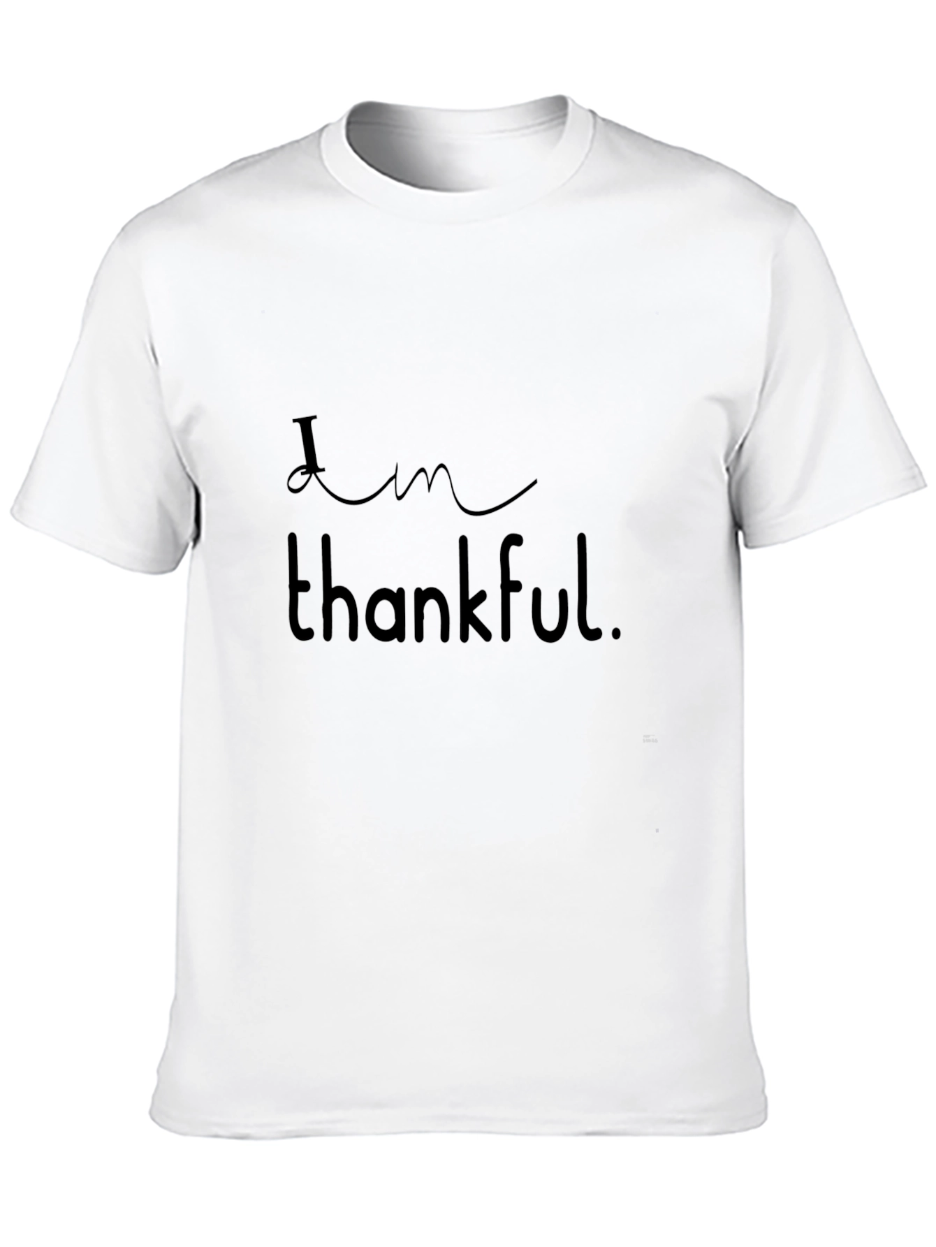 Im Thankful Black T-Shirt