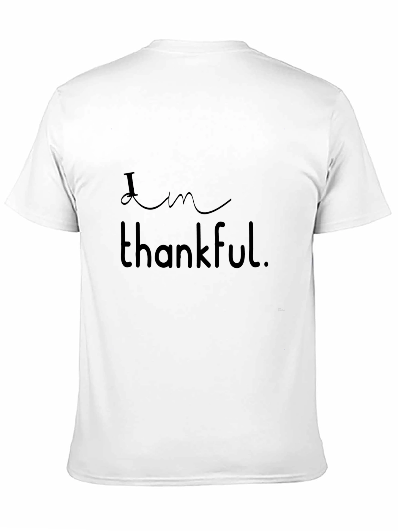 Im Thankful Black T-Shirt