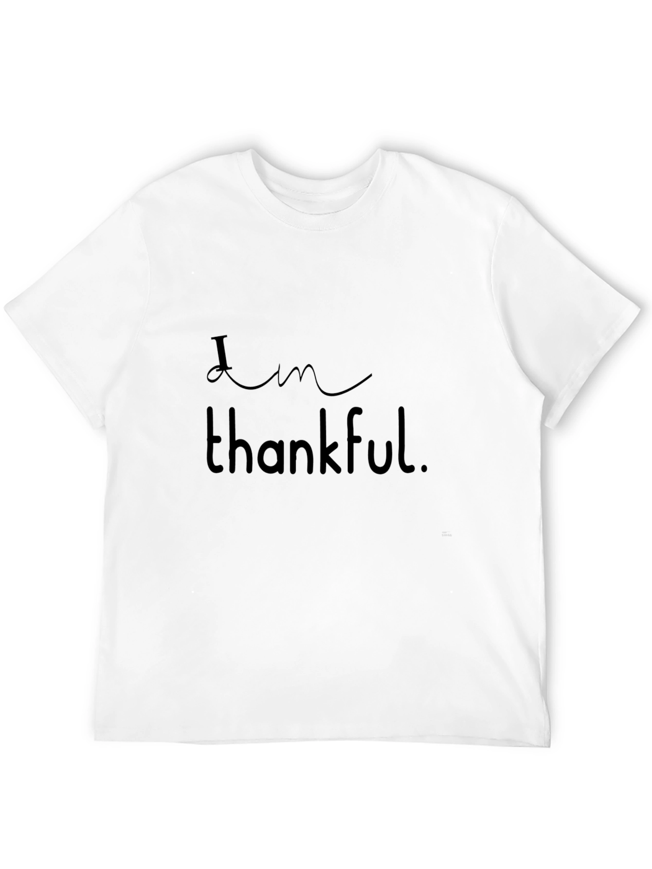 Im Thankful Black T-Shirt