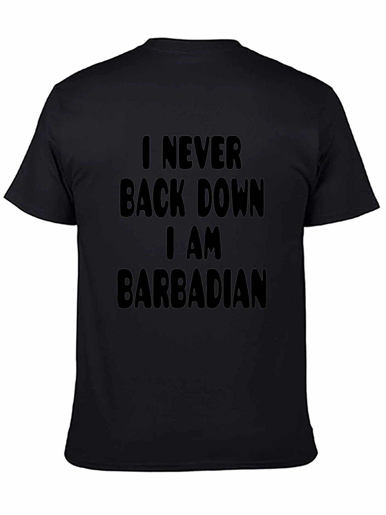 Barbadian Pride Black T-Shirt