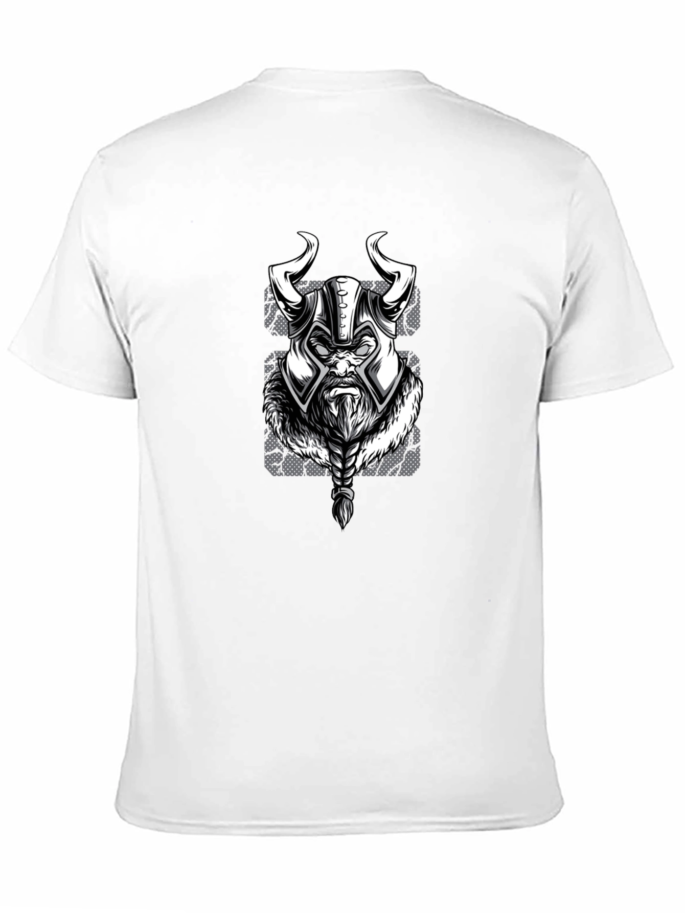 Viking Warrior Graphic T-Shirt - Black