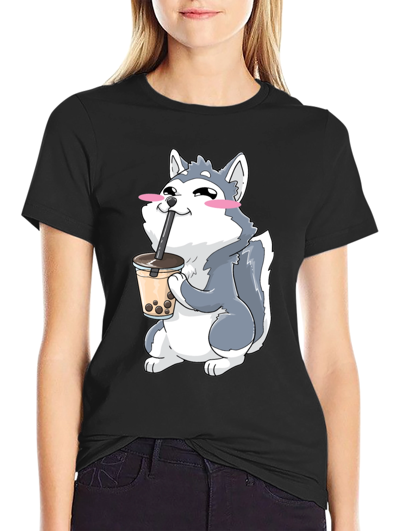 Husky Boba Tea Graphic Tee