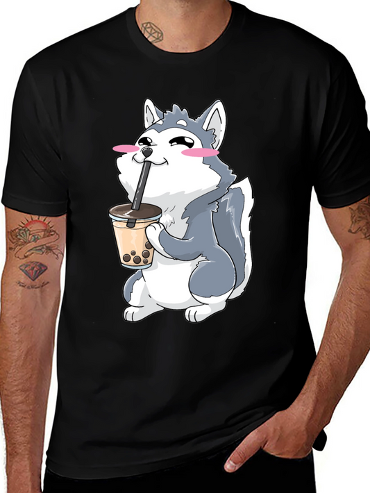 Husky Boba Tea Graphic Tee