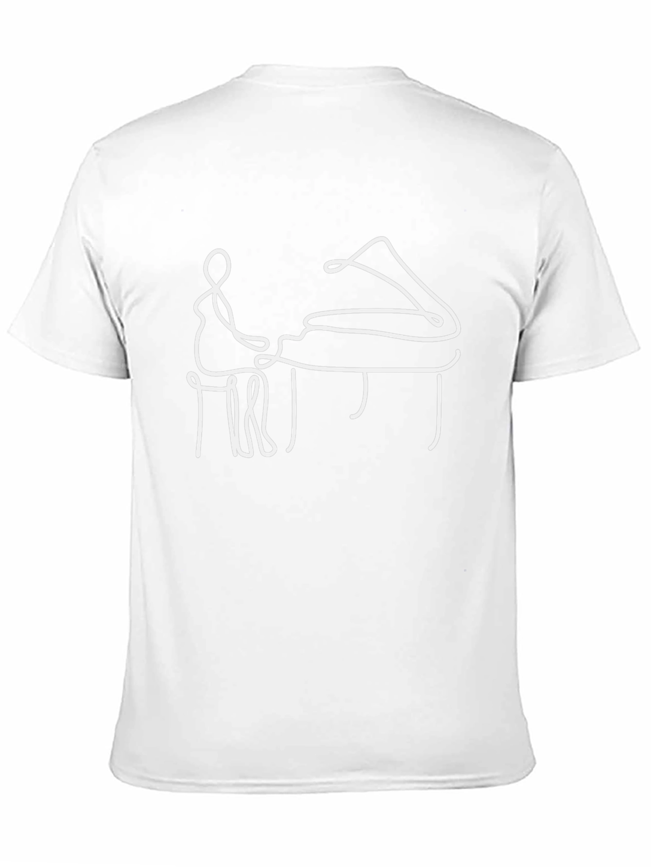 Piano Player Graphic Tee - Stylish Musician Shirt