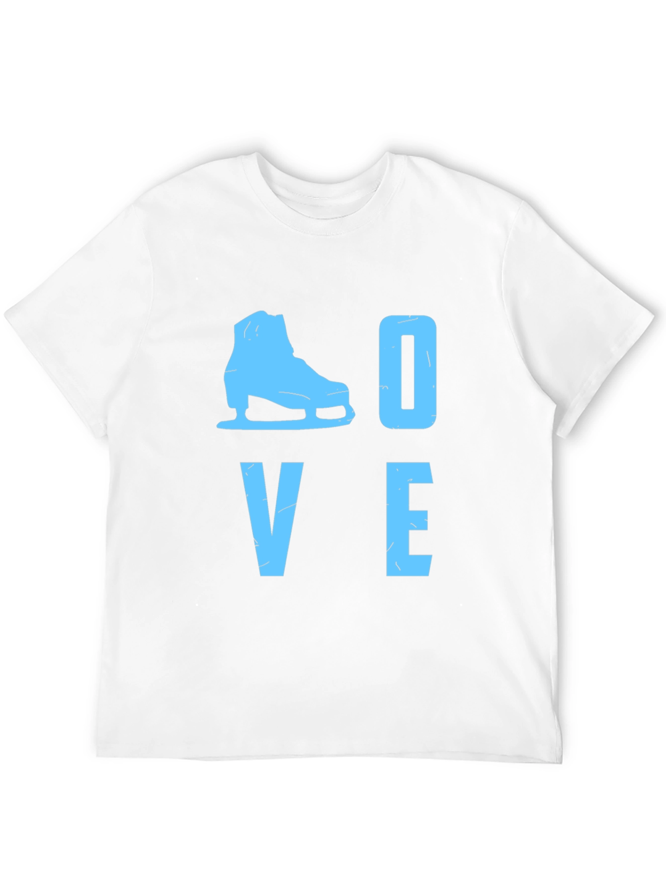 Love Ice Skating Black T-Shirt