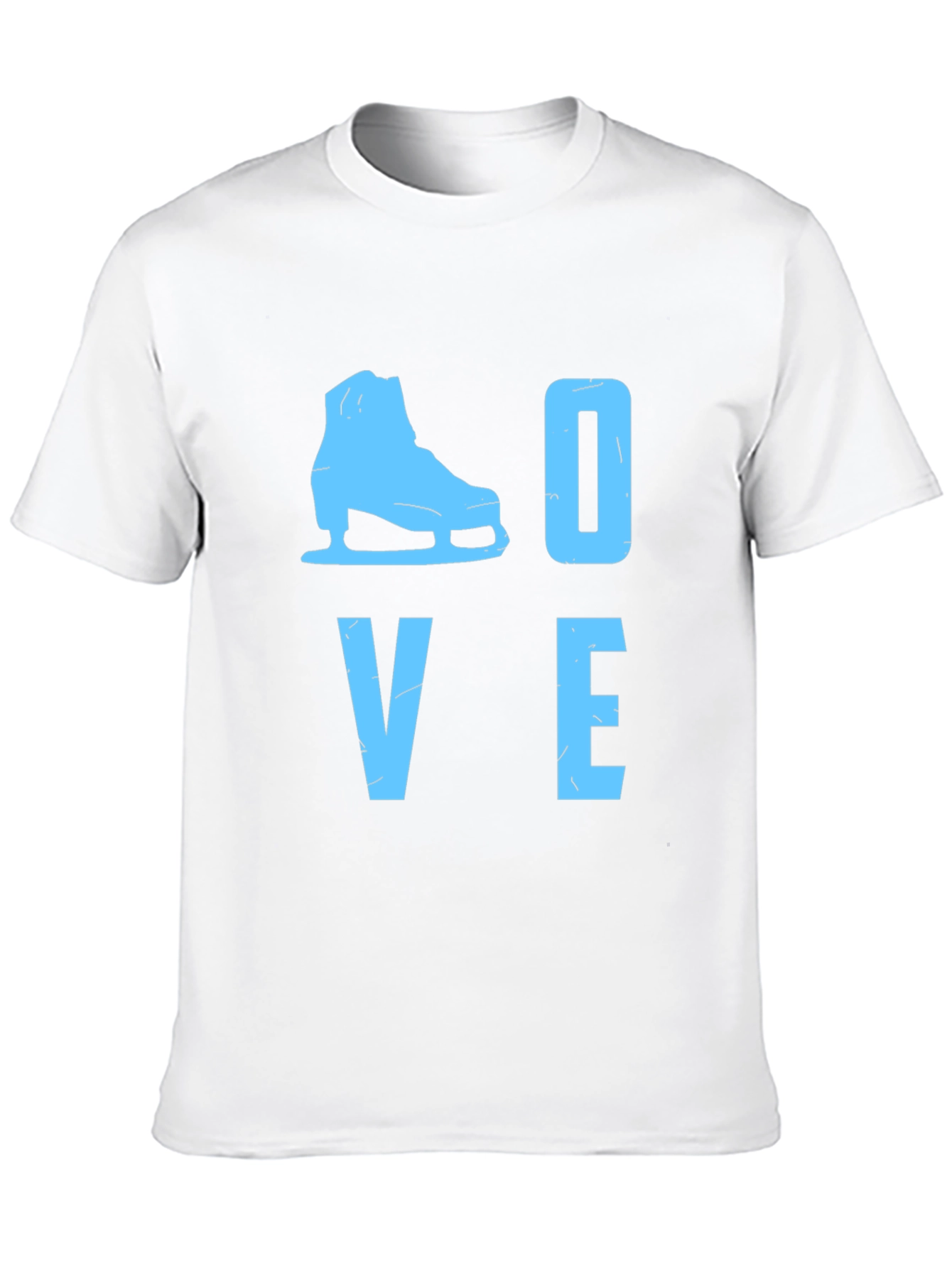 Love Ice Skating Black T-Shirt