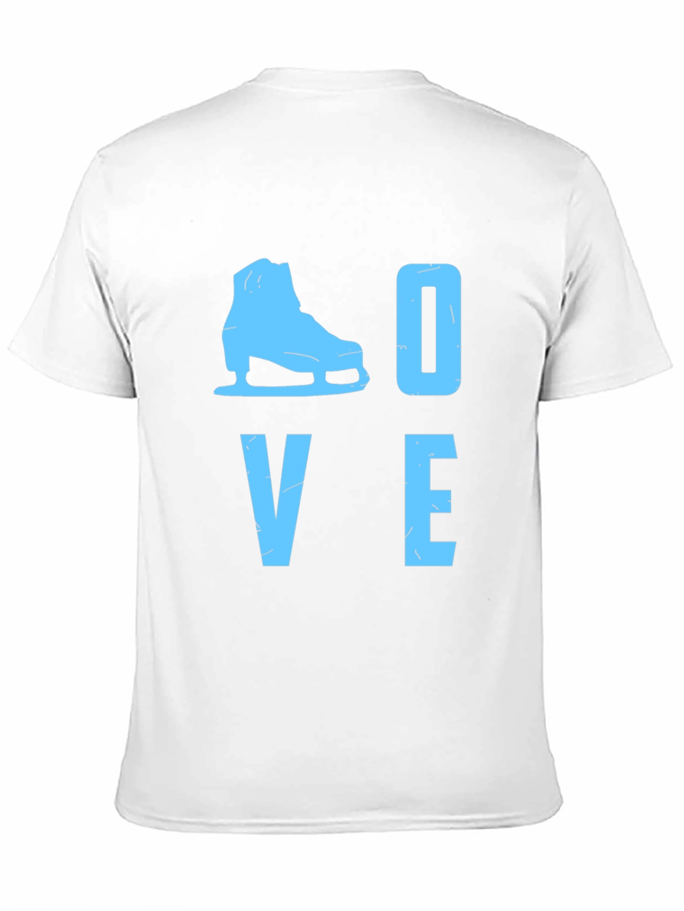 Love Ice Skating Black T-Shirt