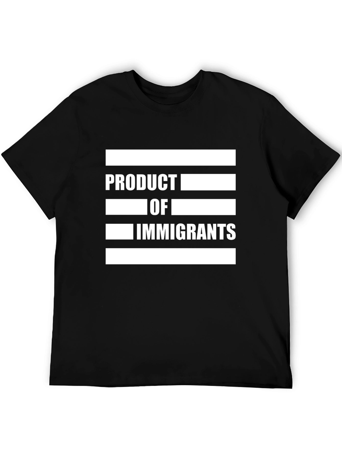 Product of Immigrants Graphic Tee - Black
