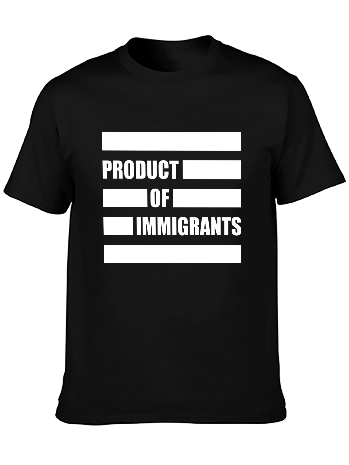 Product of Immigrants Graphic Tee - Black