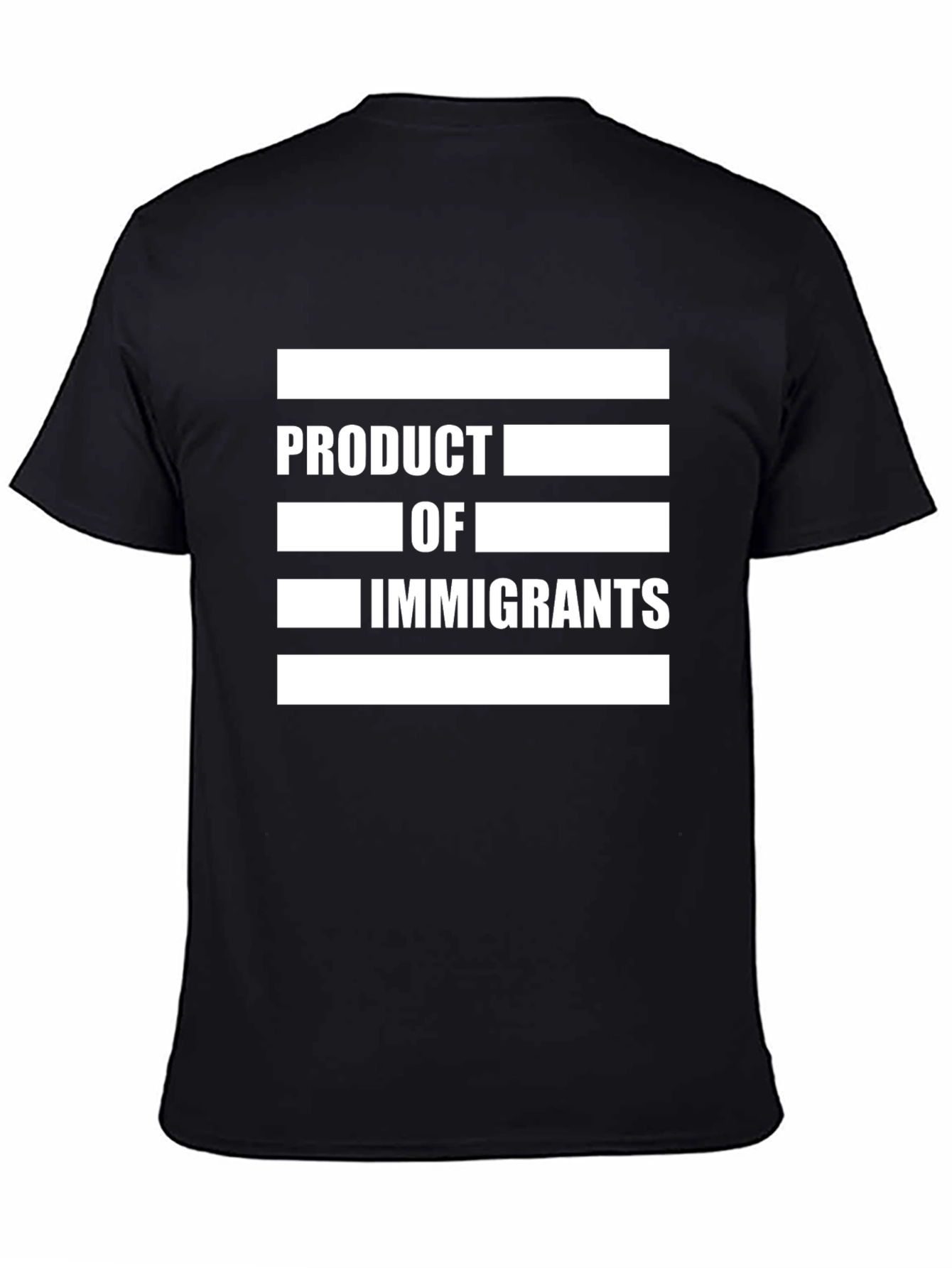 Product of Immigrants Graphic Tee - Black