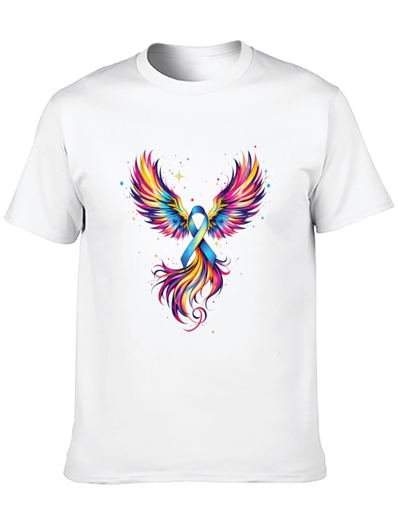 Ribbon Wings Graphic Tee - Awareness Shirt