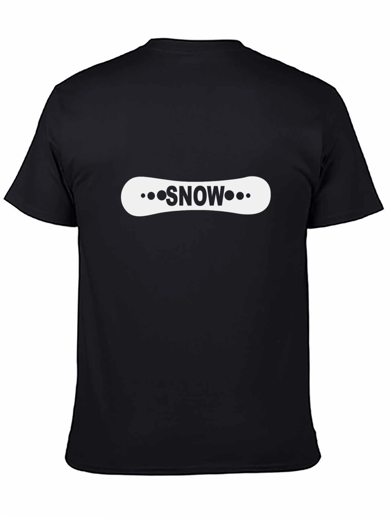 Snowboard Graphic Black T-Shirt