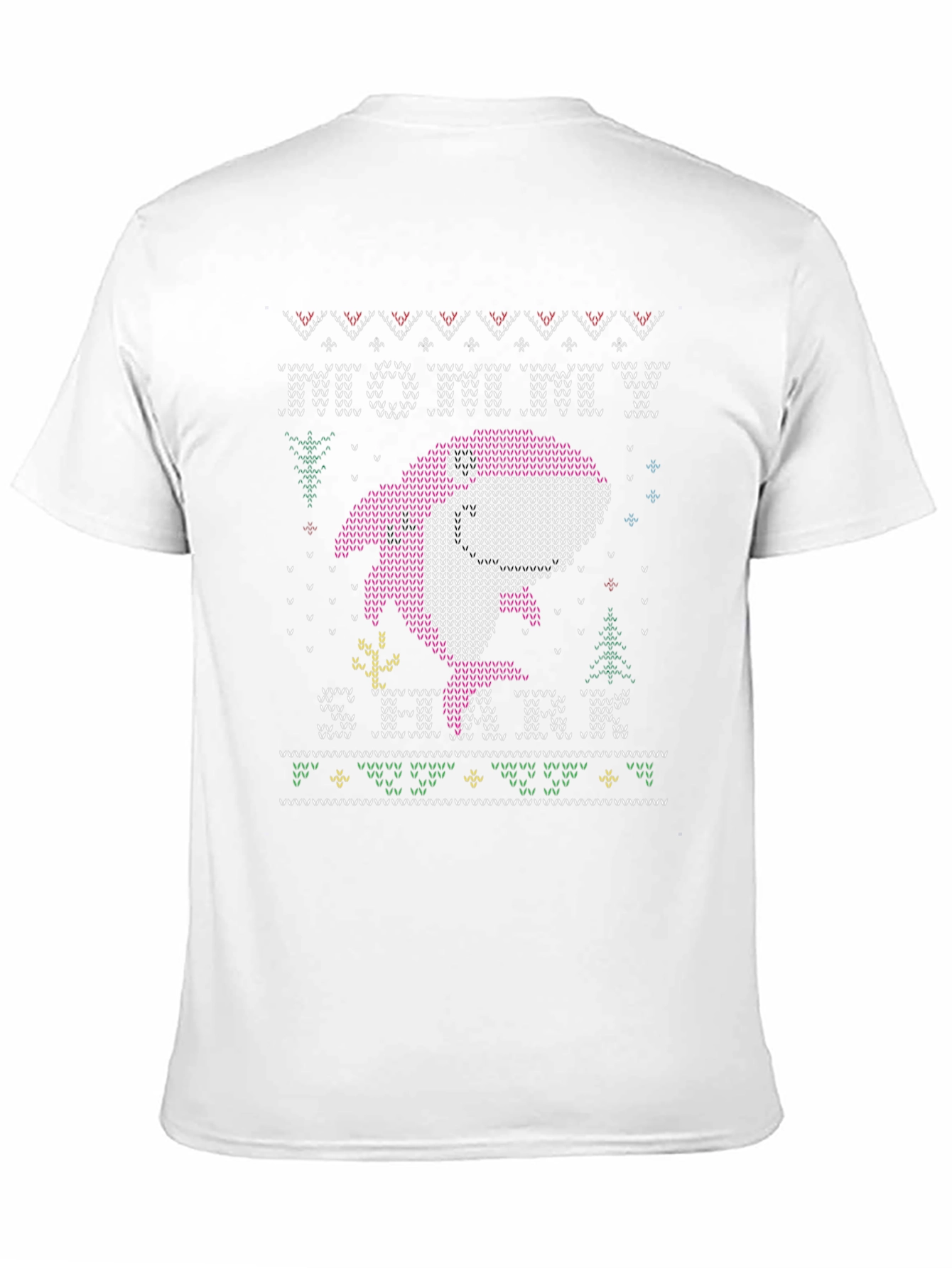 Festive Mommy Shark Ugly Christmas Sweater T-Shirt
