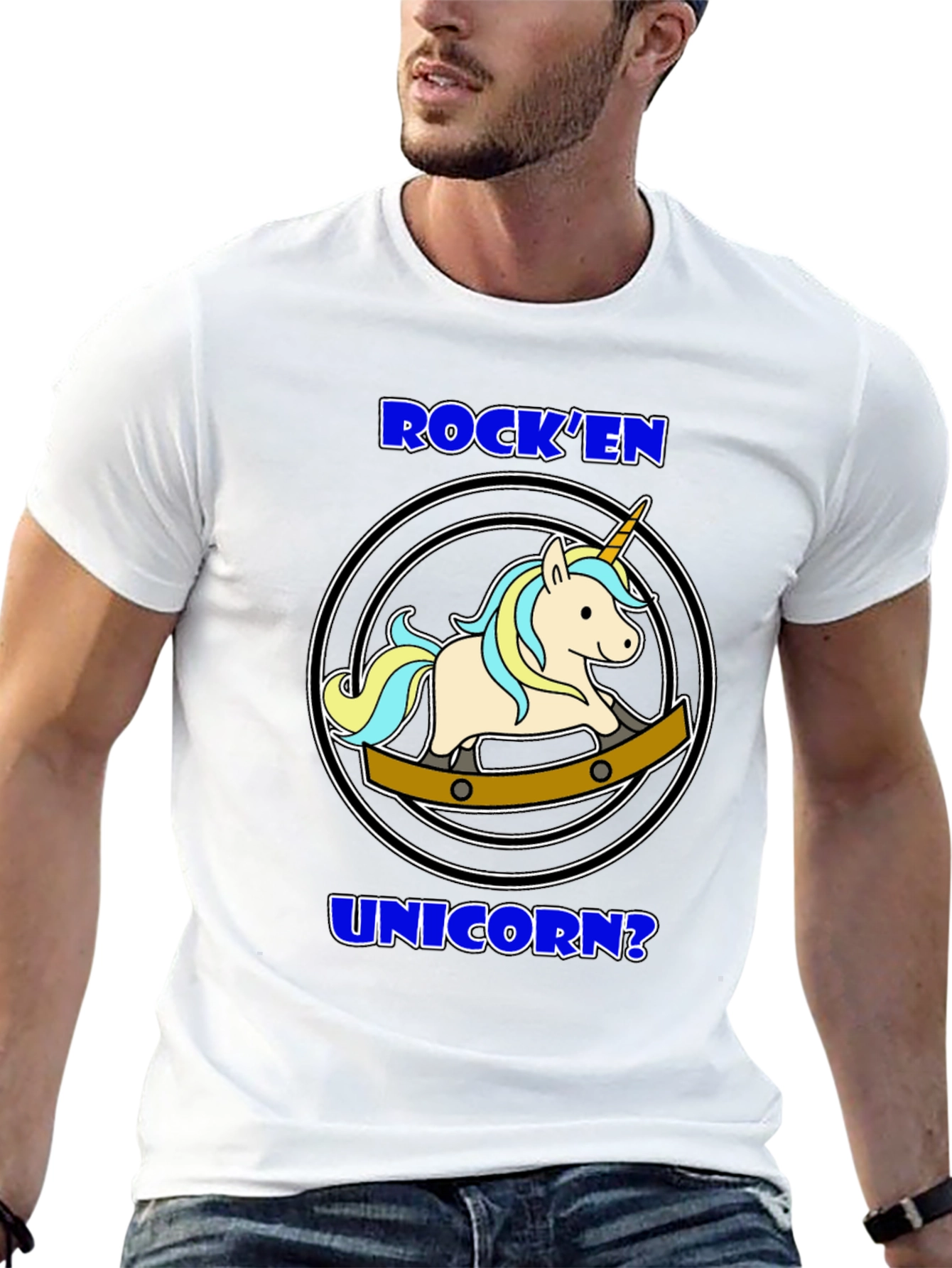 Rocken Unicorn Graphic T-Shirt