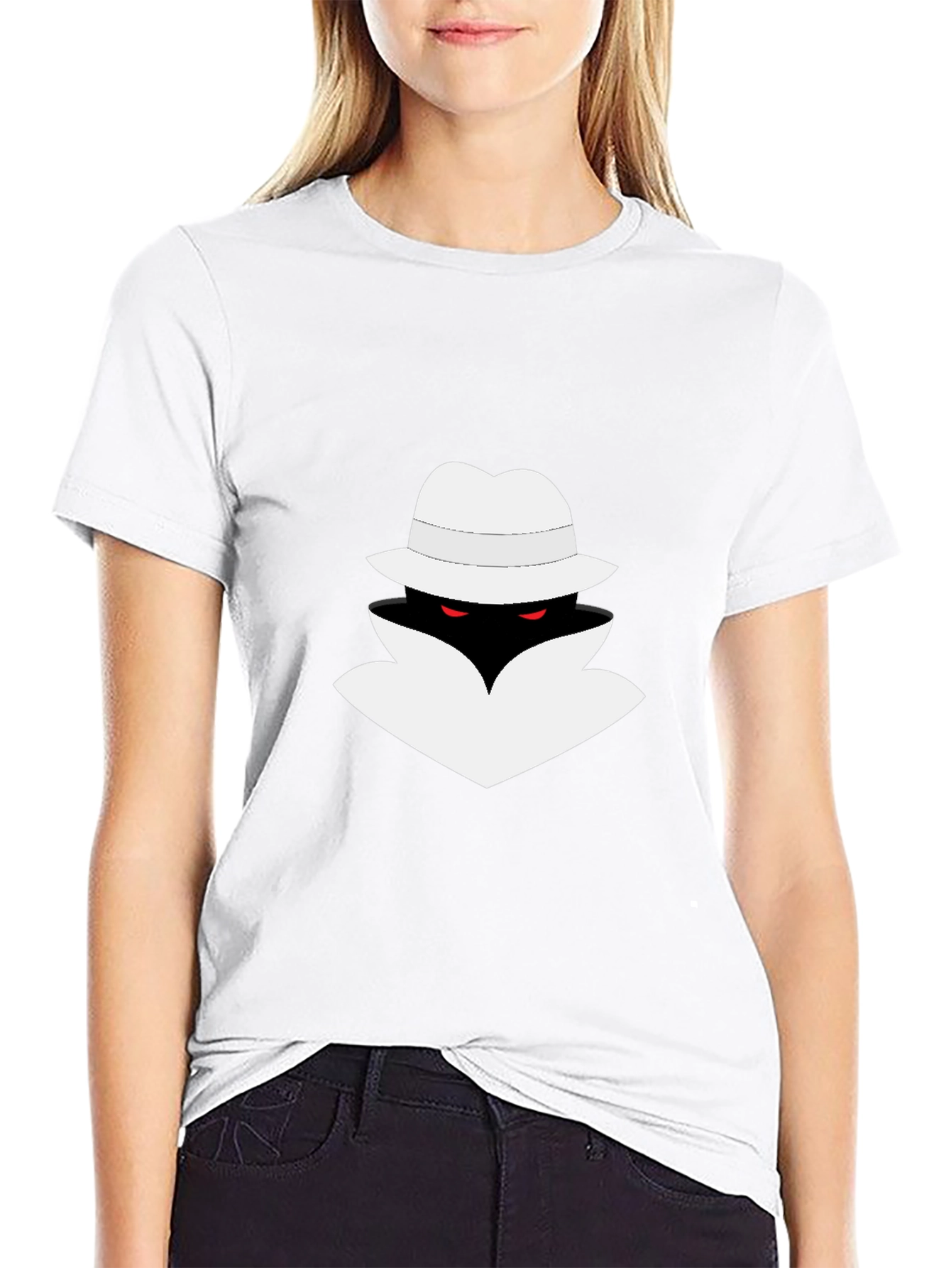 Mystery Man Graphic Tee - Black T-Shirt