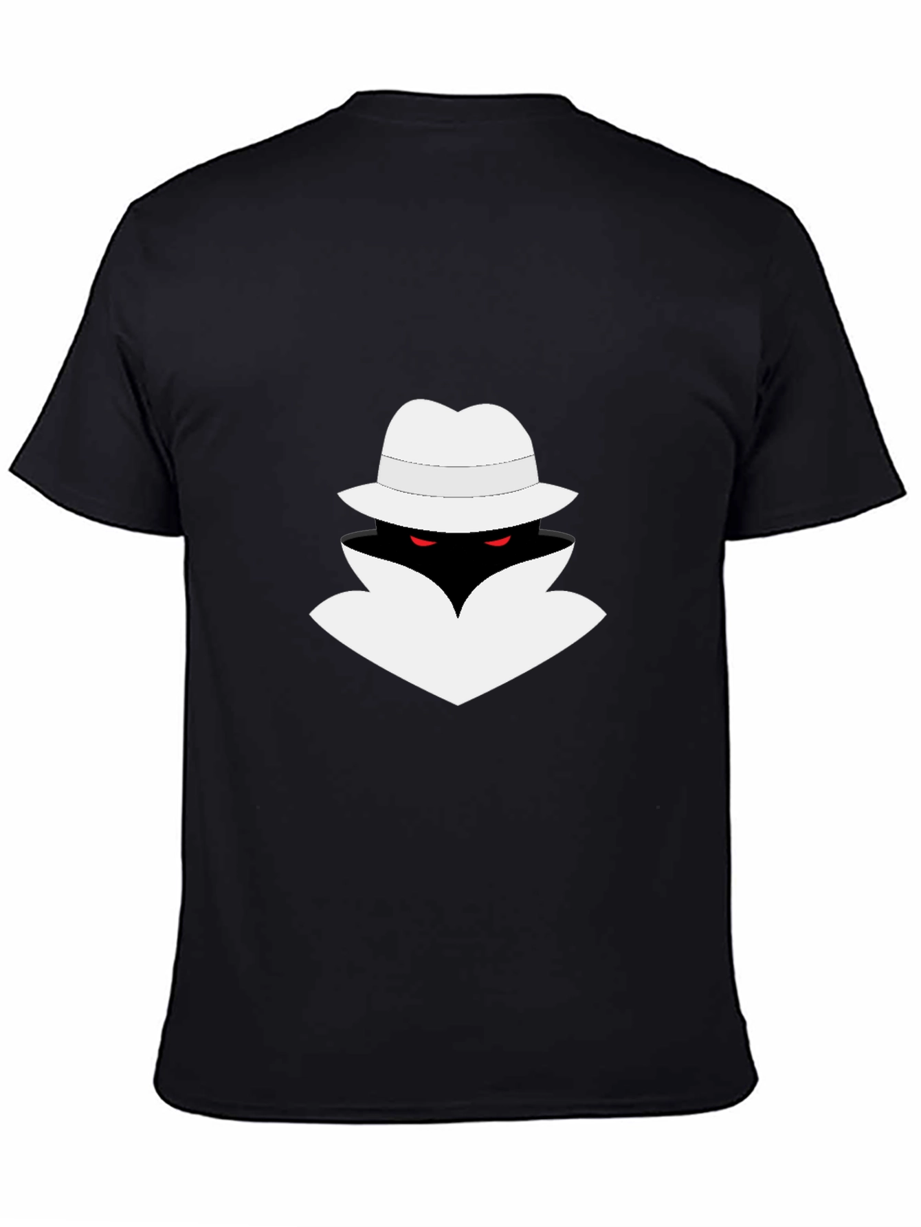Mystery Man Graphic Tee - Black T-Shirt