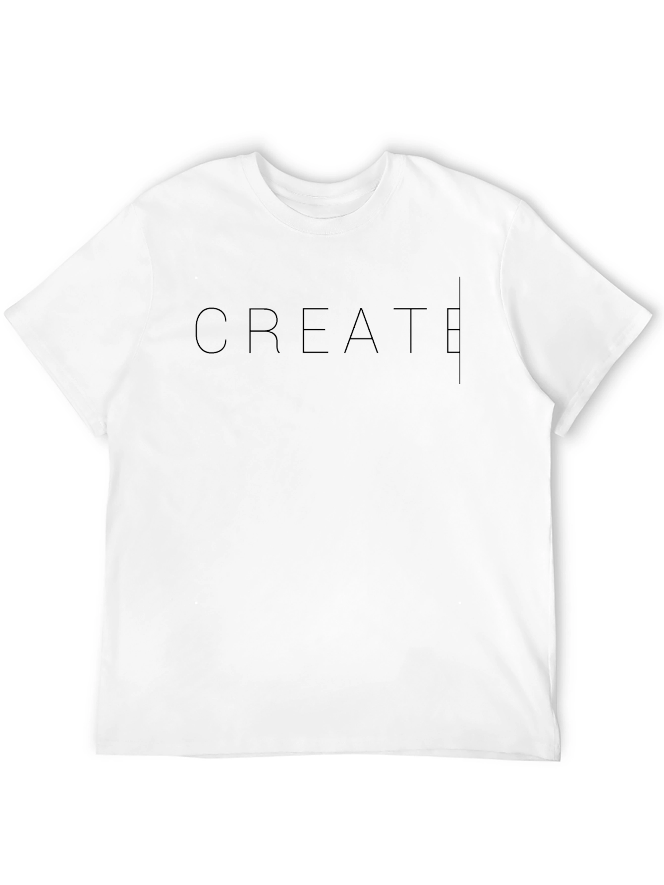 Minimalist Black T-Shirt - CREATE Design