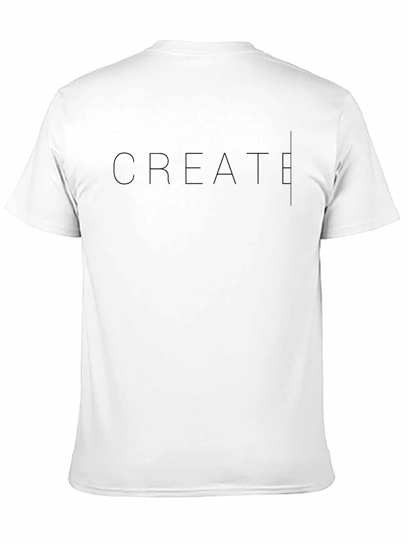 Minimalist Black T-Shirt - CREATE Design