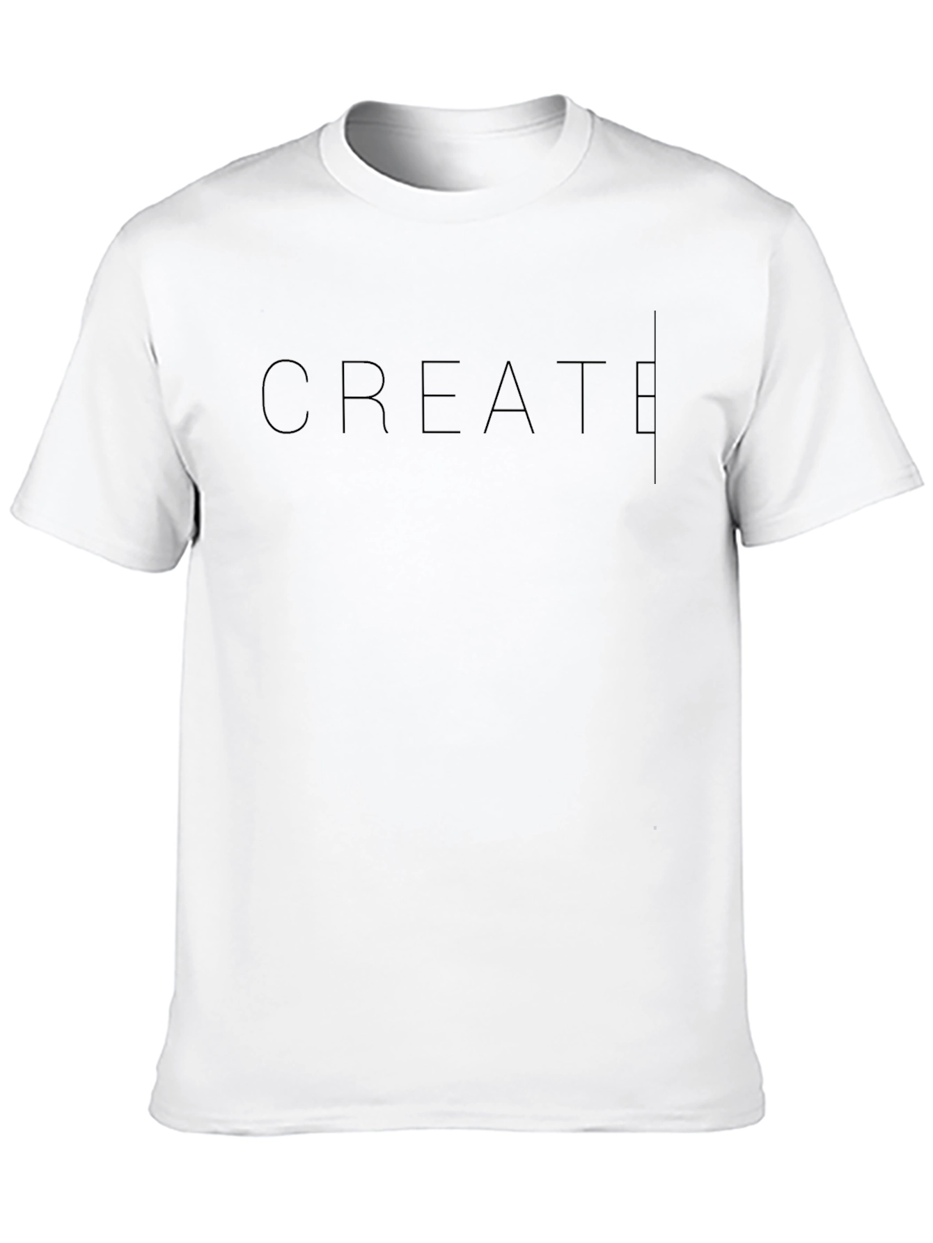 Minimalist Black T-Shirt - CREATE Design