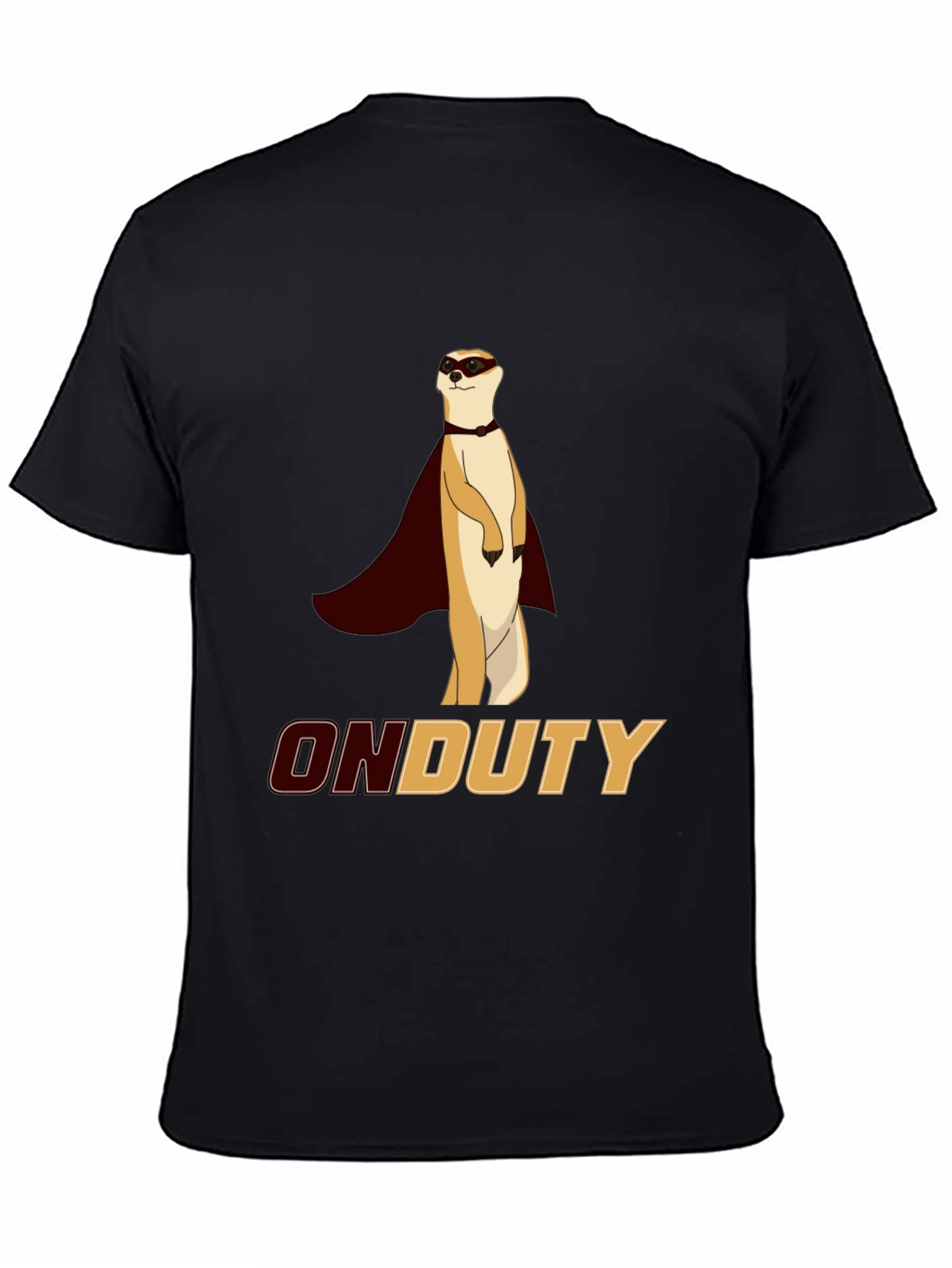On Duty Meerkat Superhero Graphic Tee