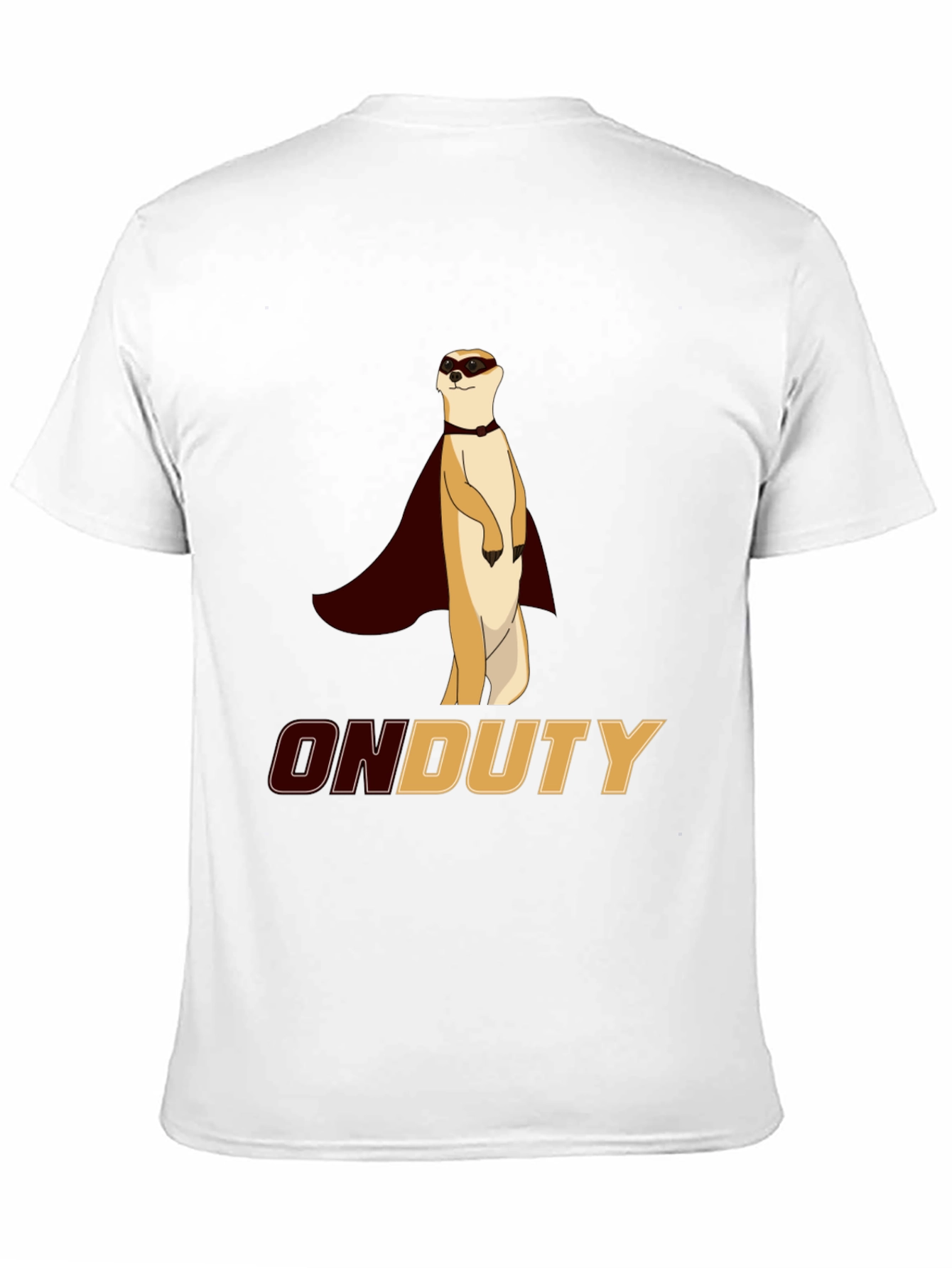 On Duty Meerkat Superhero Graphic Tee