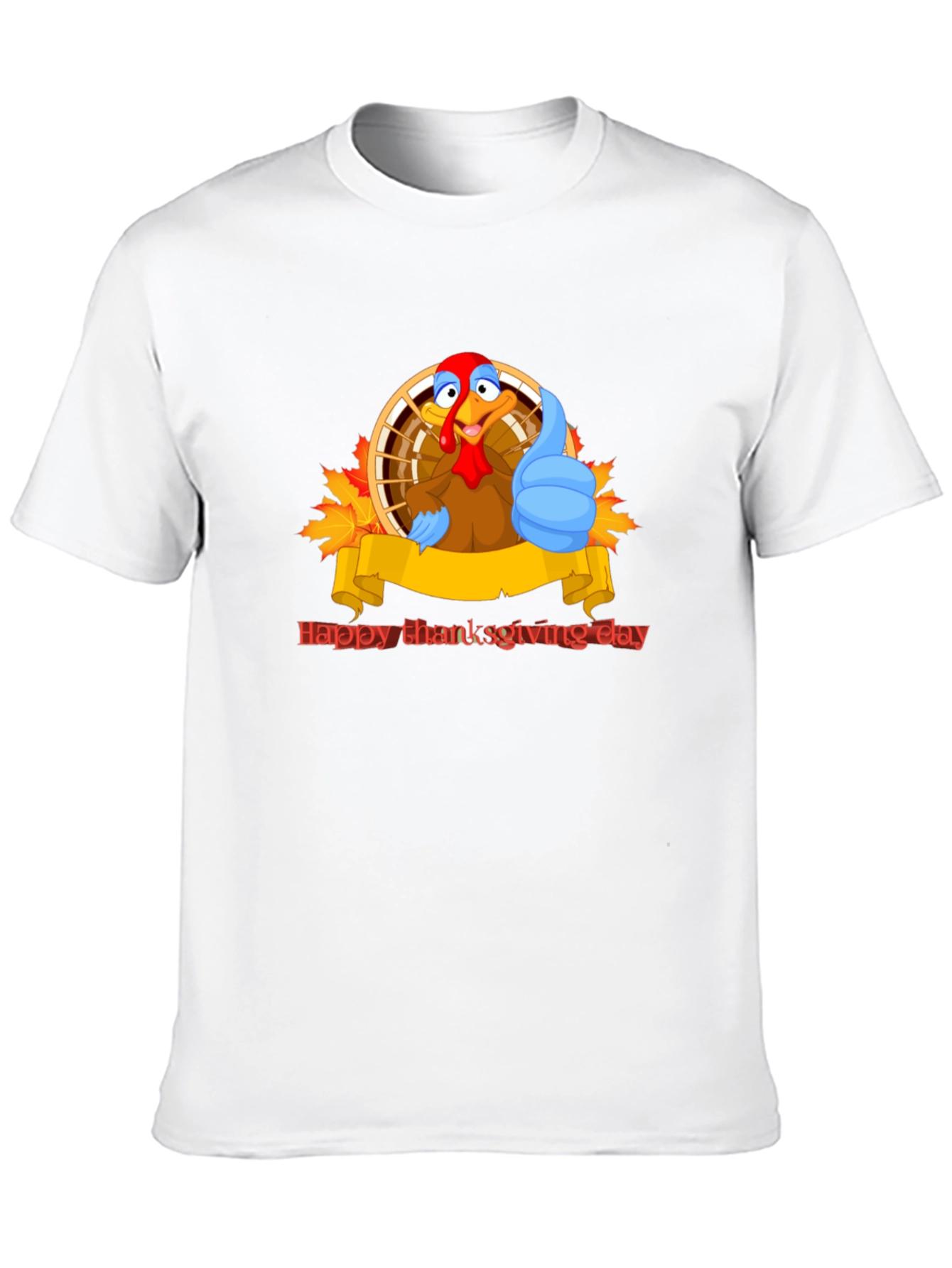 Happy Thanksgiving Turkey Graphic Tee