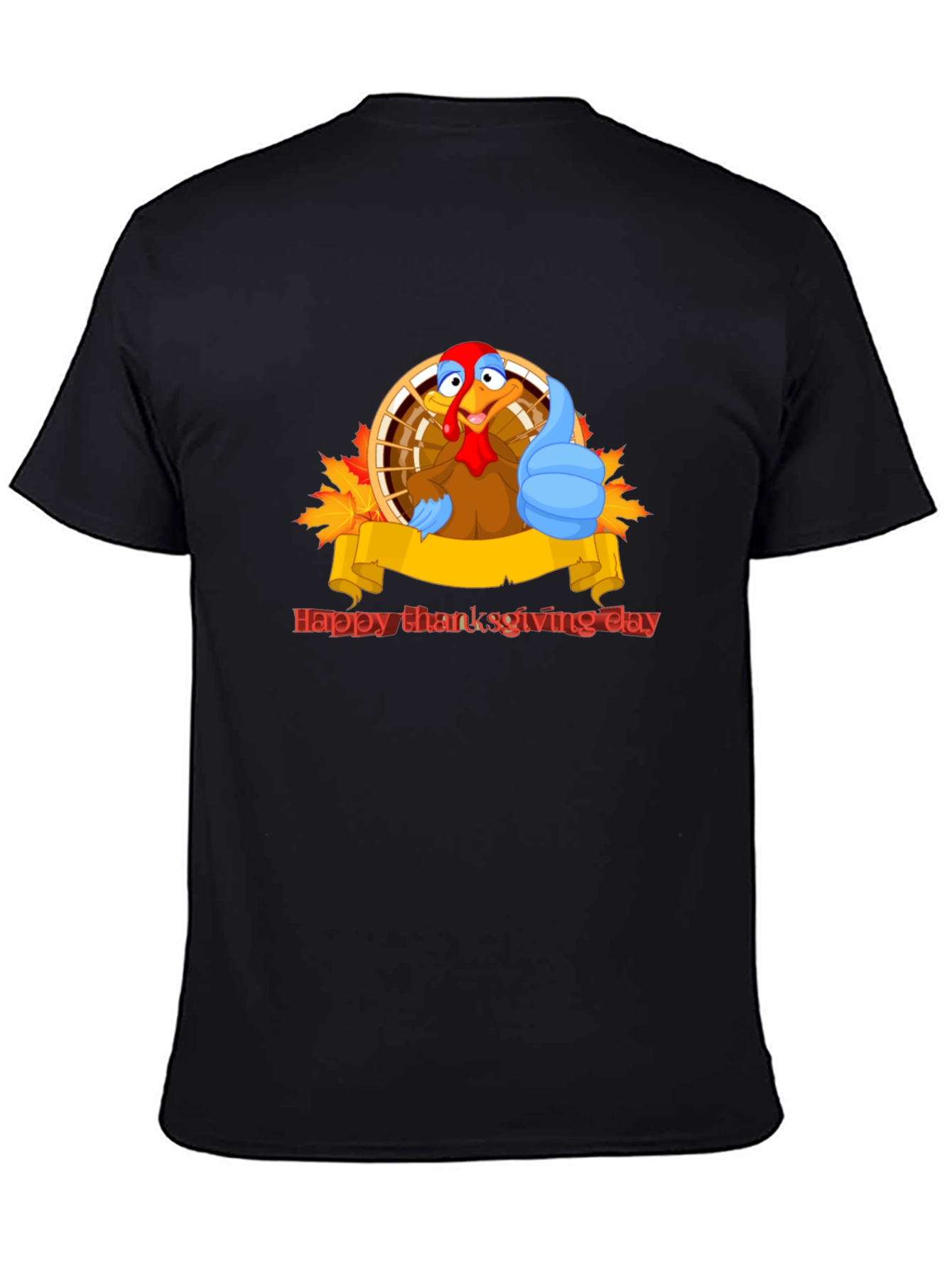 Happy Thanksgiving Turkey Graphic Tee