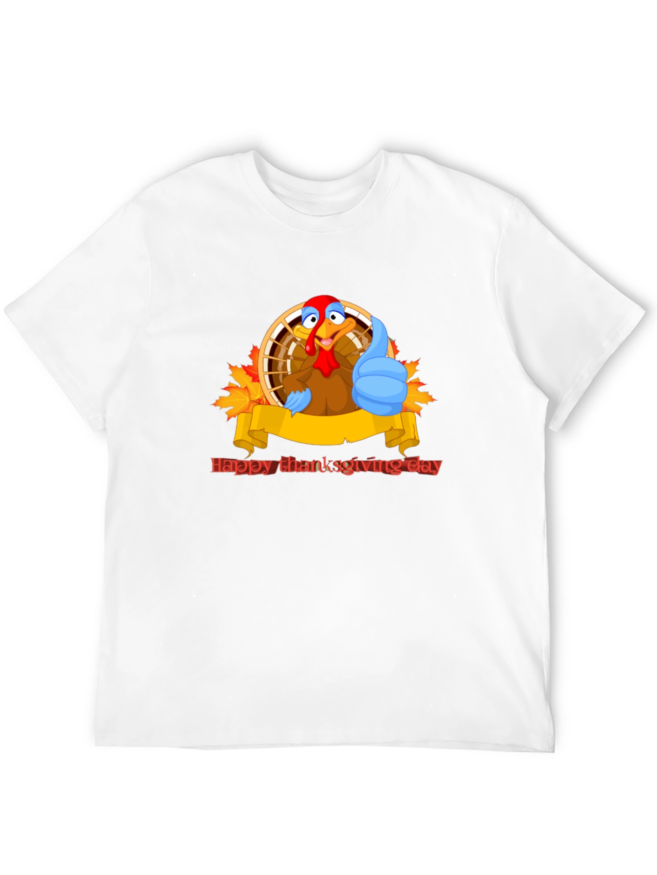 Happy Thanksgiving Turkey Graphic Tee