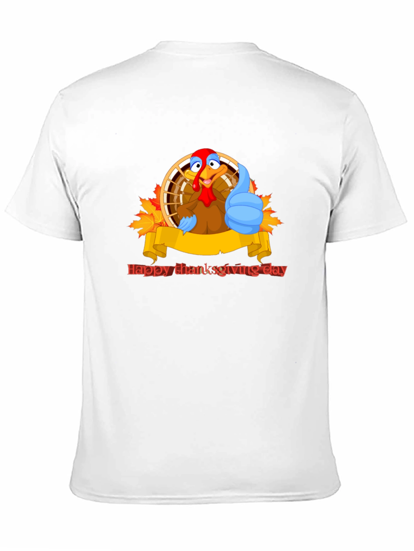 Happy Thanksgiving Turkey Graphic Tee