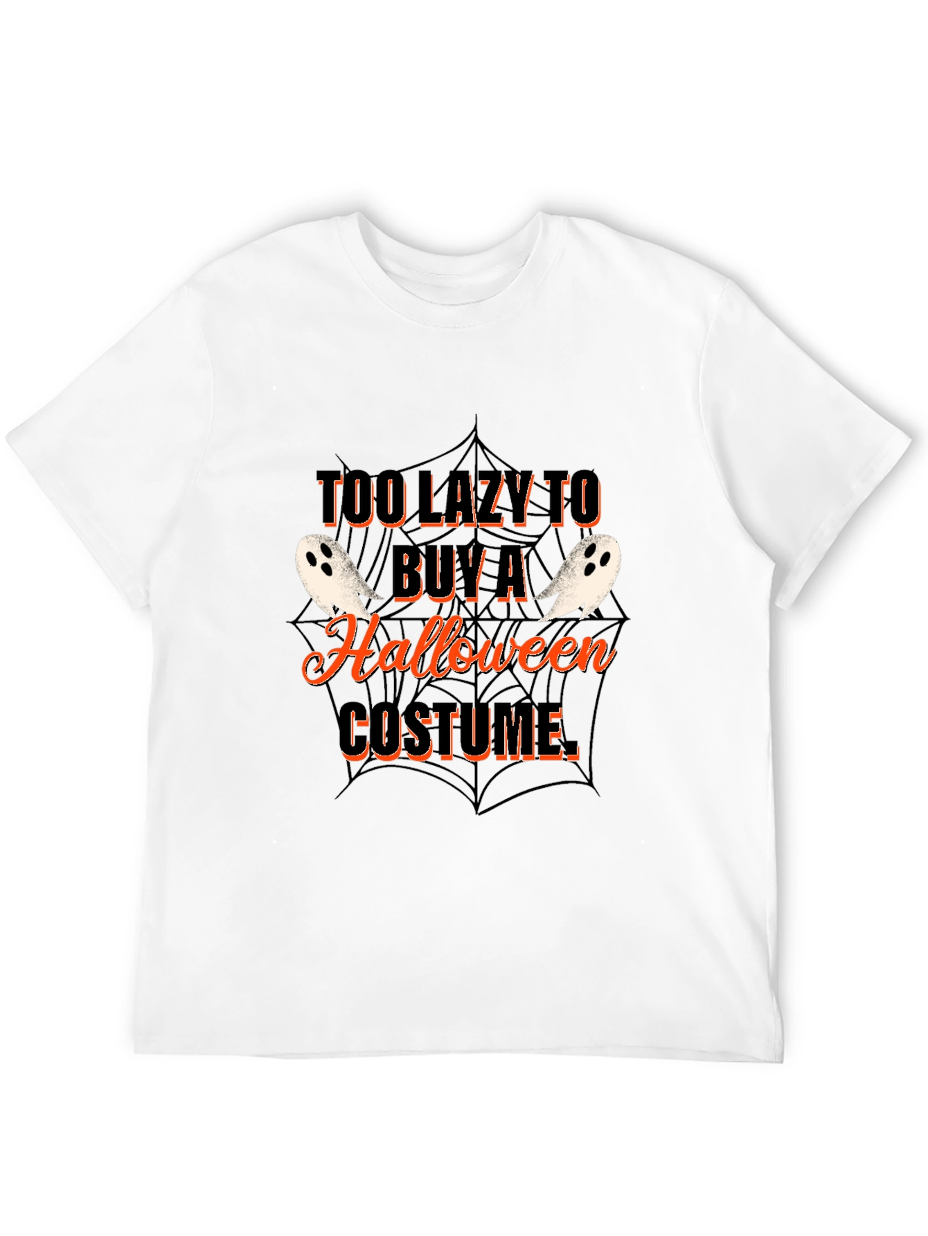 Funny Halloween Lazy Costume T-Shirt