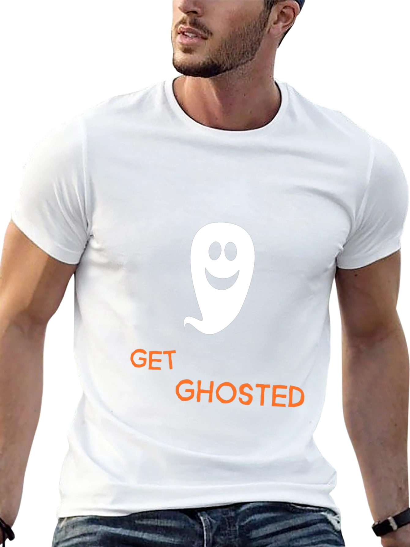 Get Ghosted Graphic Tee - Halloween Fun